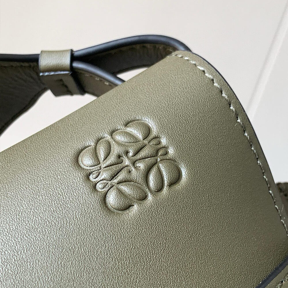 Loewe Small Gate bag in soft calfskin and jacquard - Top Club