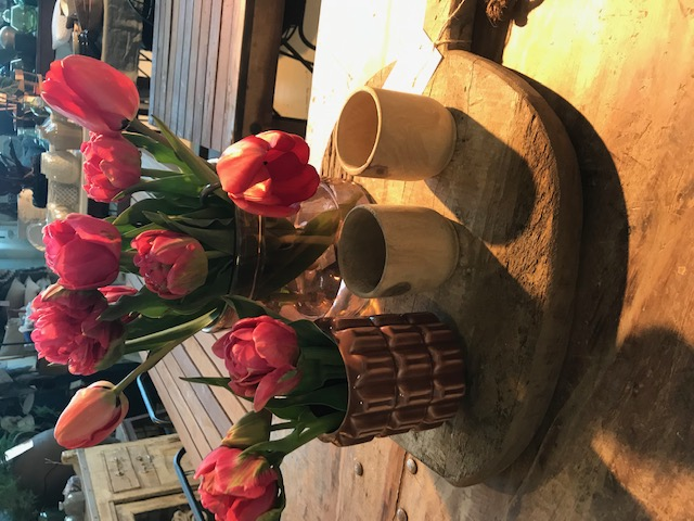 Houten serveerplank Bruin