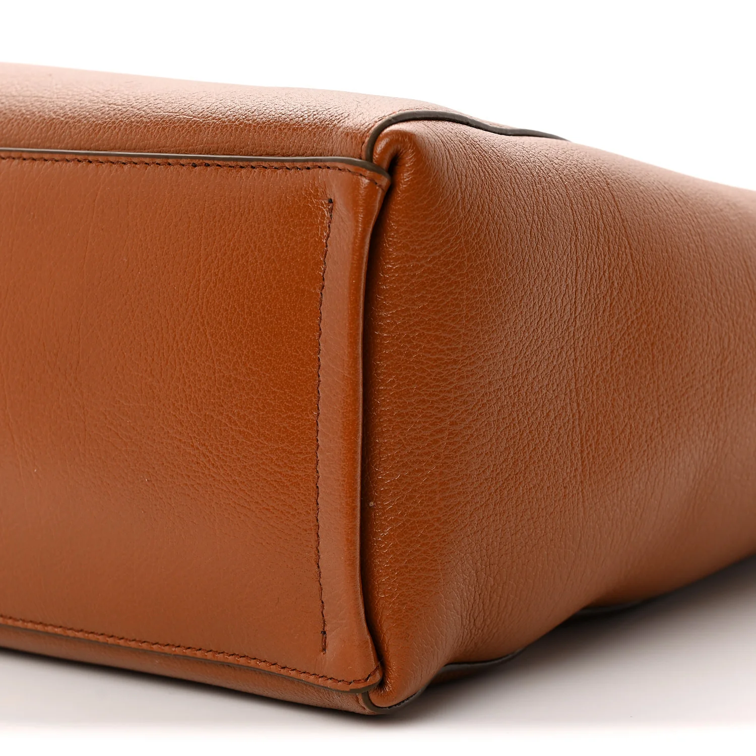Tumbled Buffalo Voyou Medium North South Tote Soft Tan - Top Club