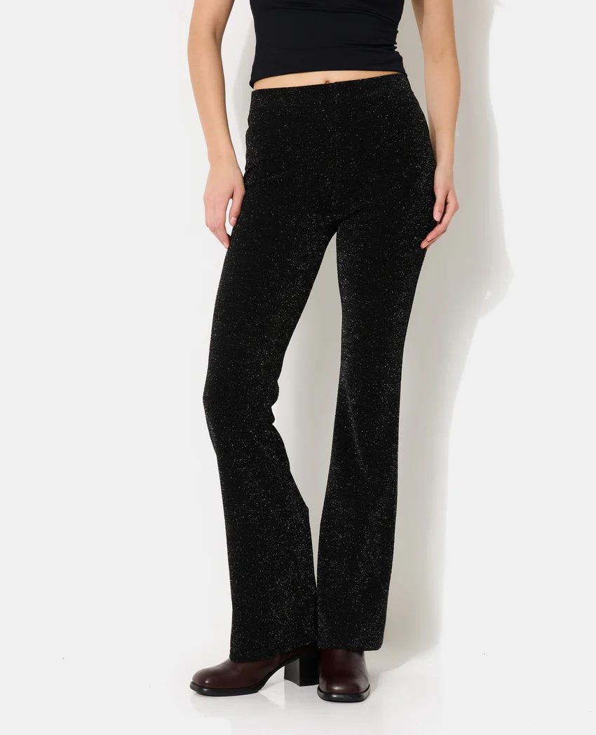 Pimkie Pantalon flare en maille avec fils lurex