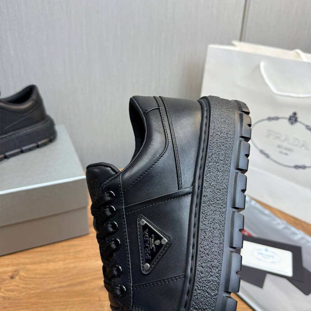 Prada Leather Sneakers - Top Club
