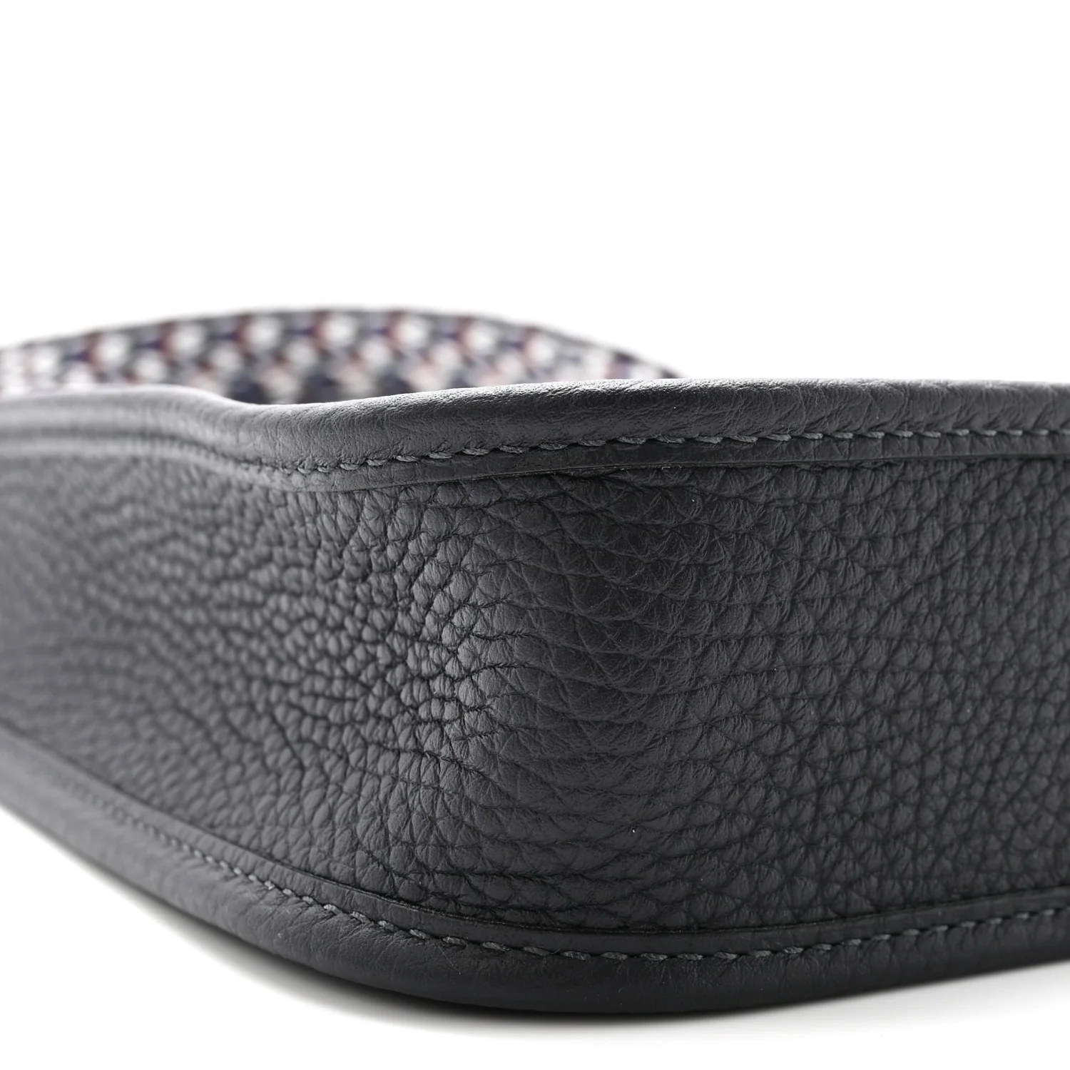 Taurillon Clemence Zigzag Evelyne TPM Caban Black Bleu Zellige Indigo - Top Club
