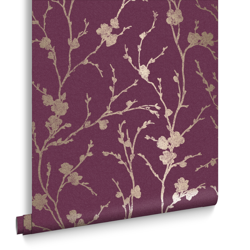 Graham & Brown  vliesbehang  Meiying Mauve Graham & Brown  vliesbehang  Meiying Mauve