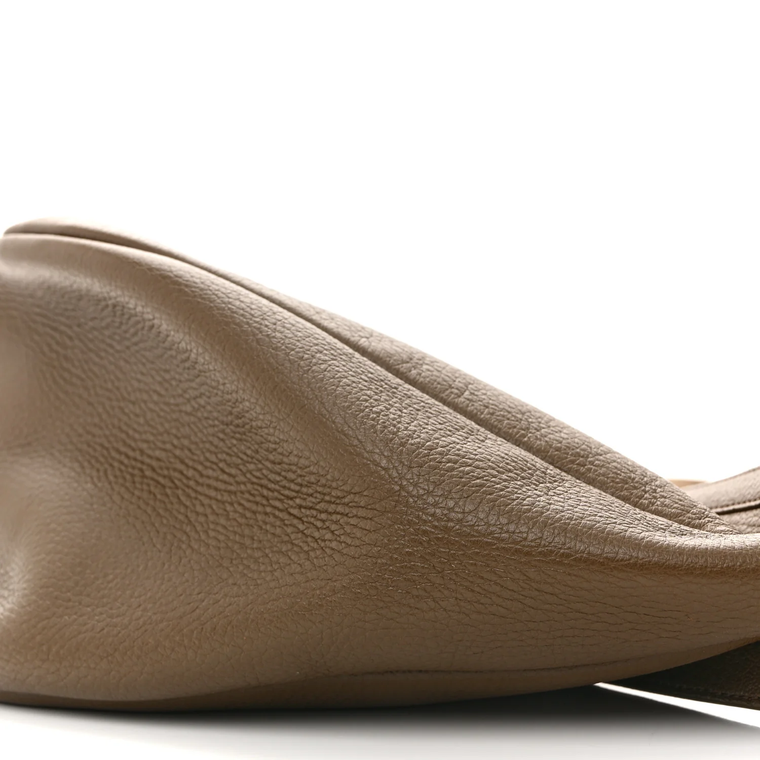 Grained Calfskin Large Slouchy Banana Bag Brunette - Top Club