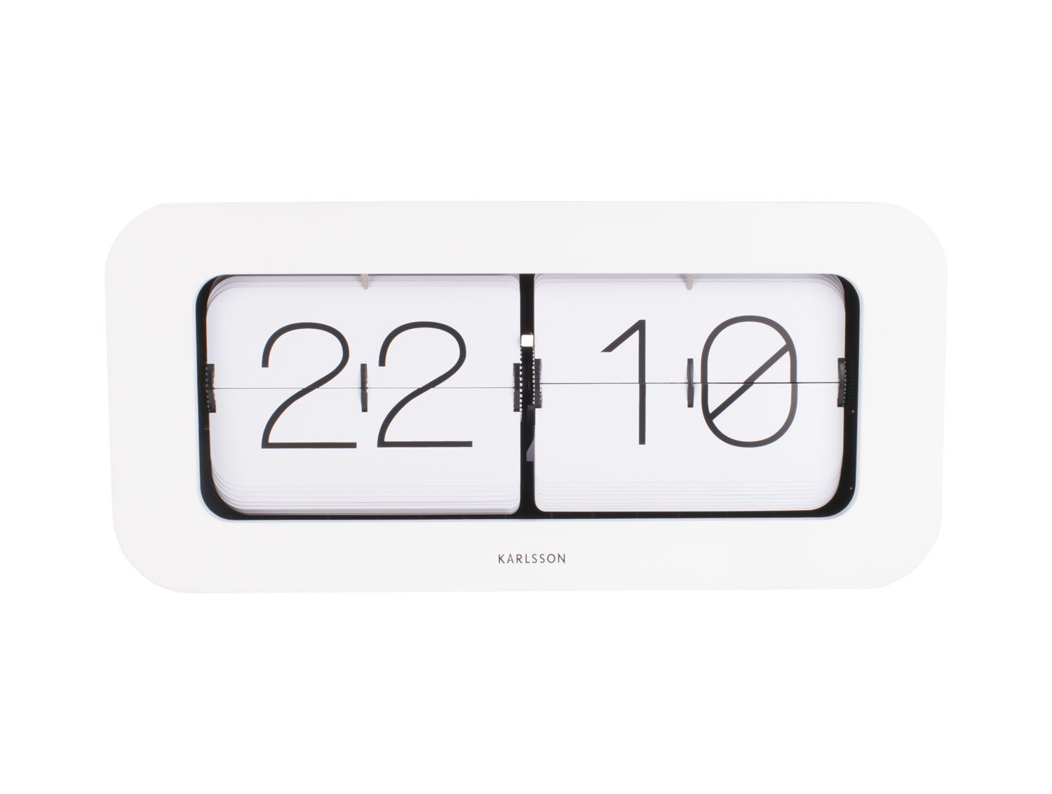 Wall / Table clock Matiz bamboo white