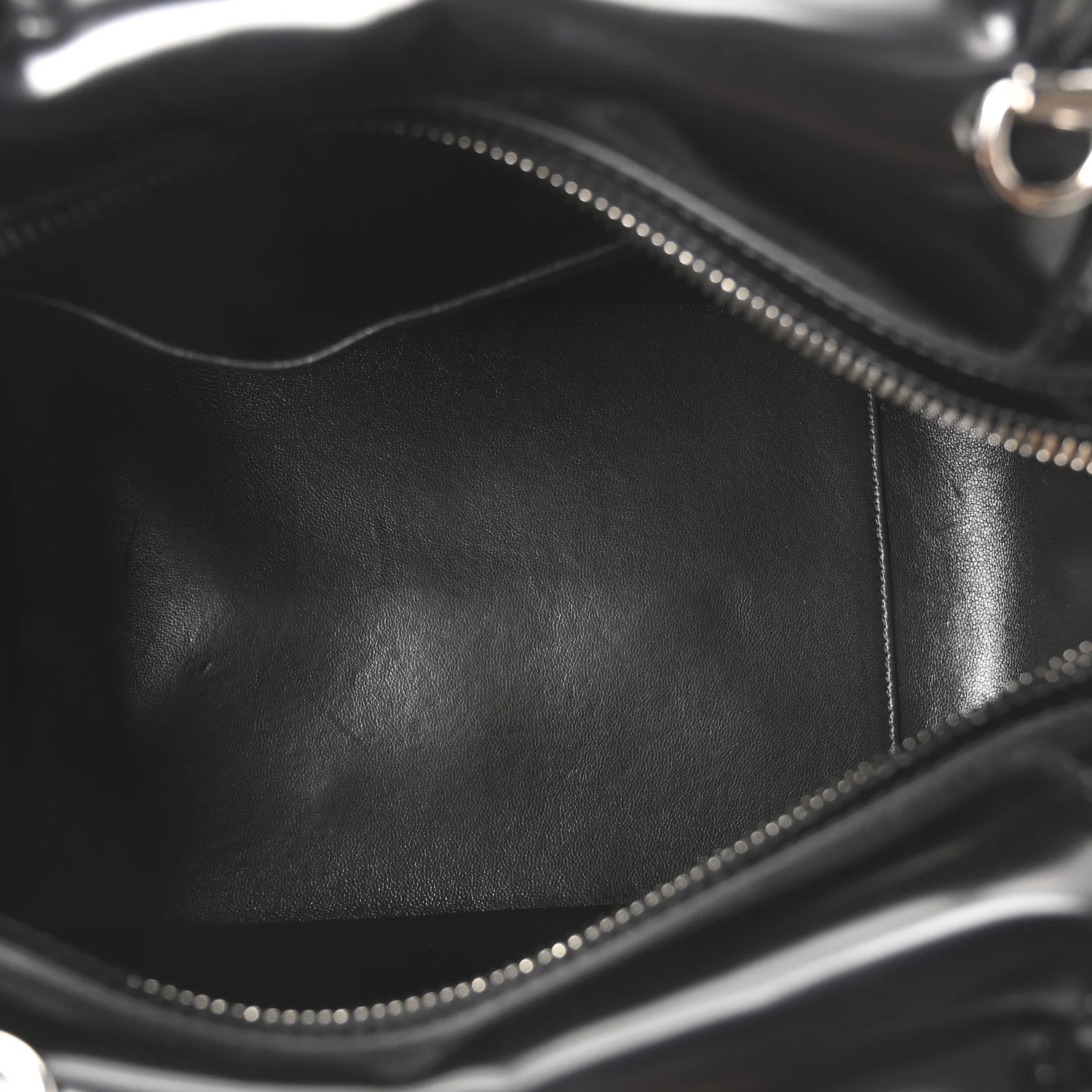 Spazzolato Small Supernova Handbag Black - Top Club