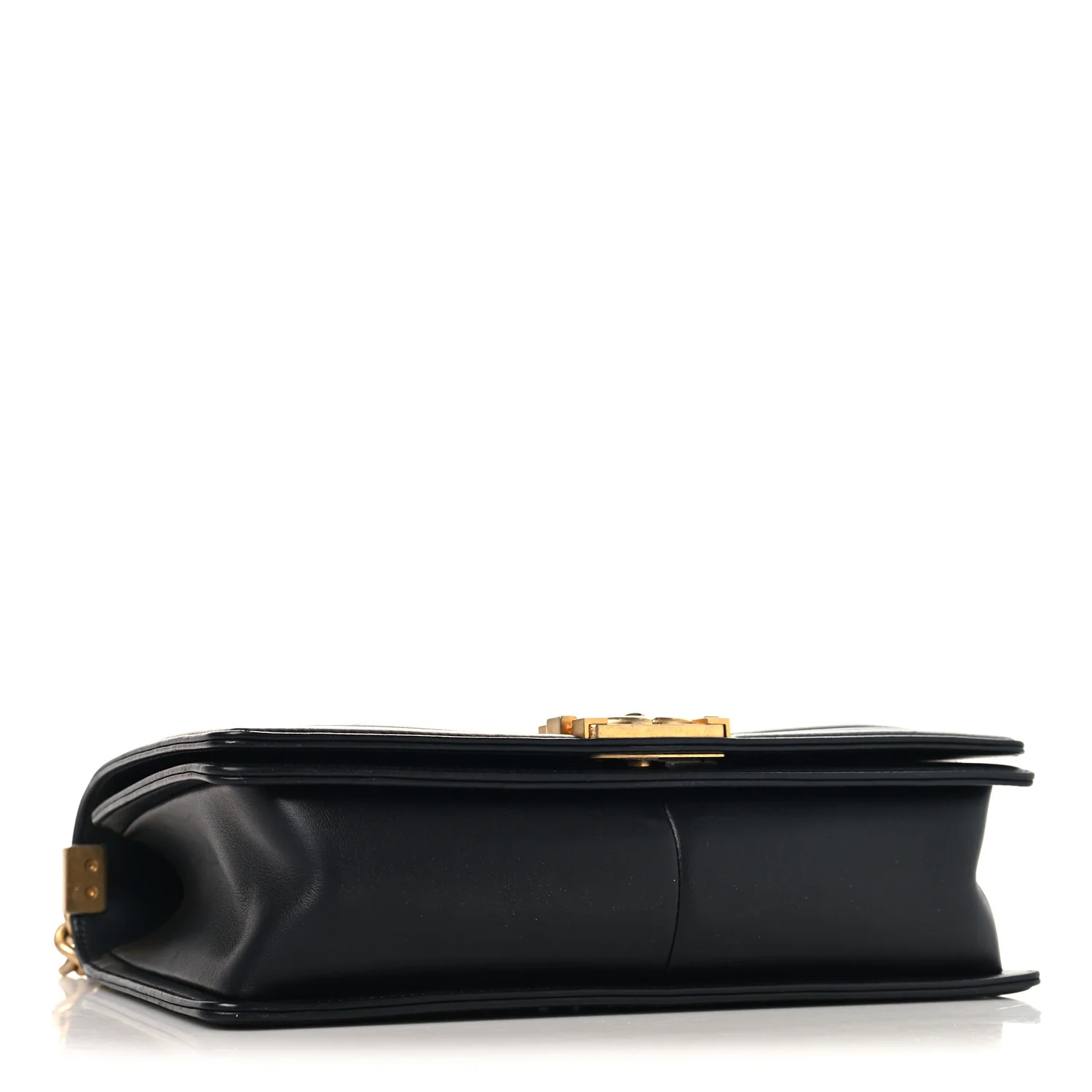 Lambskin Quilted New Medium Boy Flap Black - Top Club