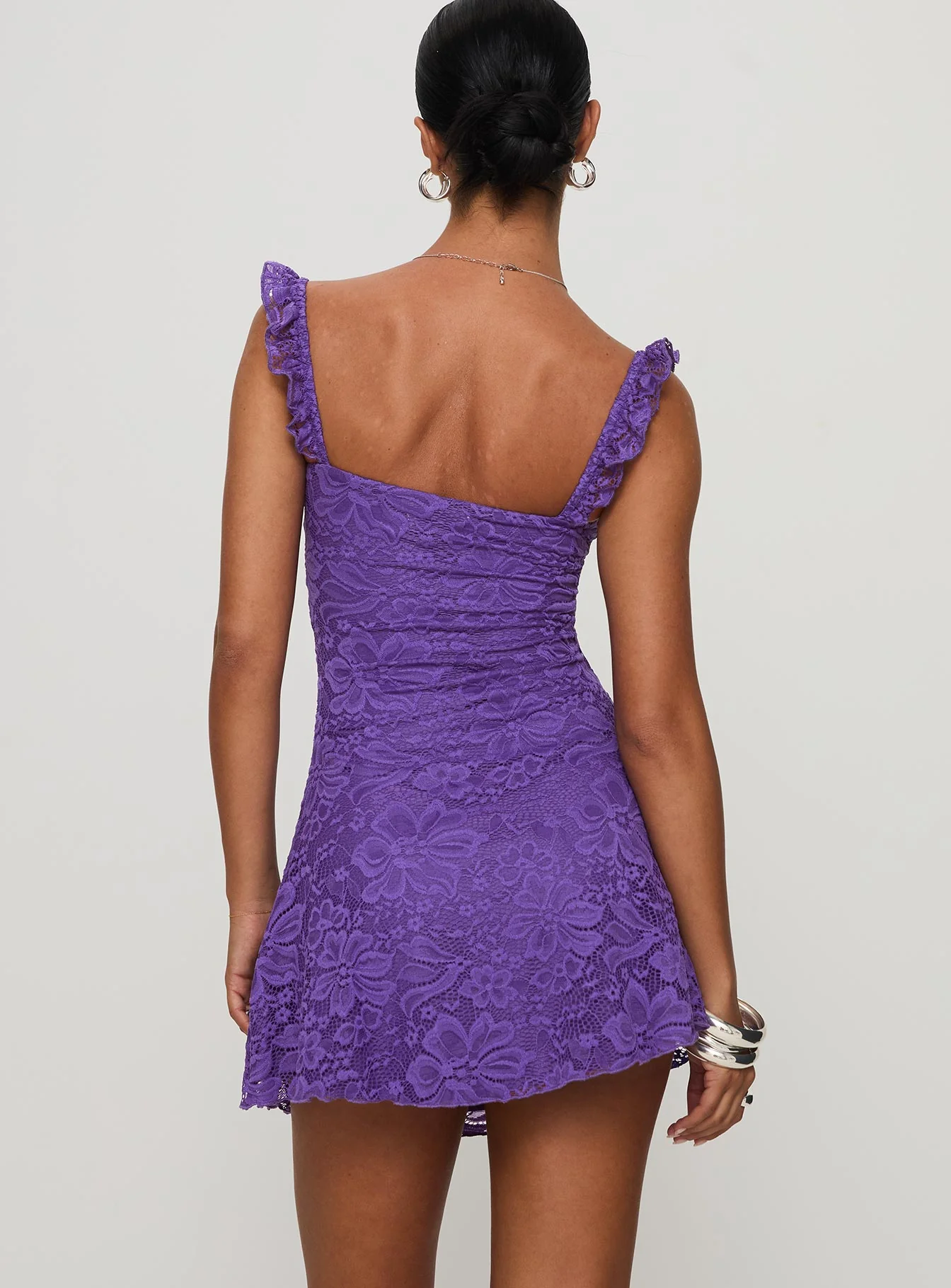 Beacall Mini Dress Purple