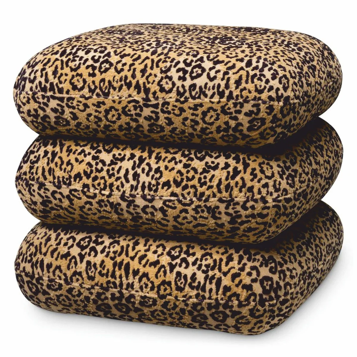 Luxury swivel stool Leopard H. 55 cm - luxury hotel furniture