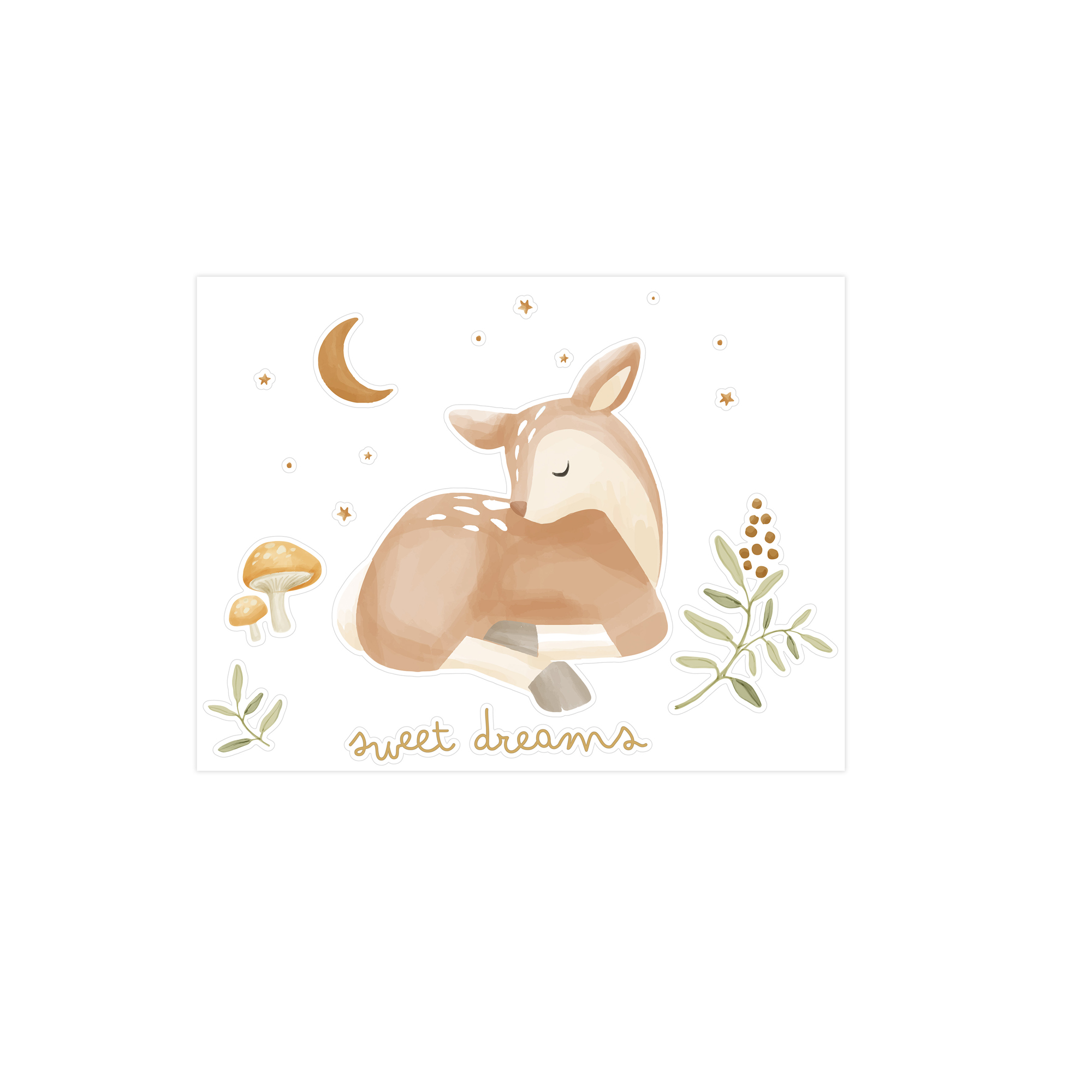 Muurstickers Fairy Garden Sweet Dreams