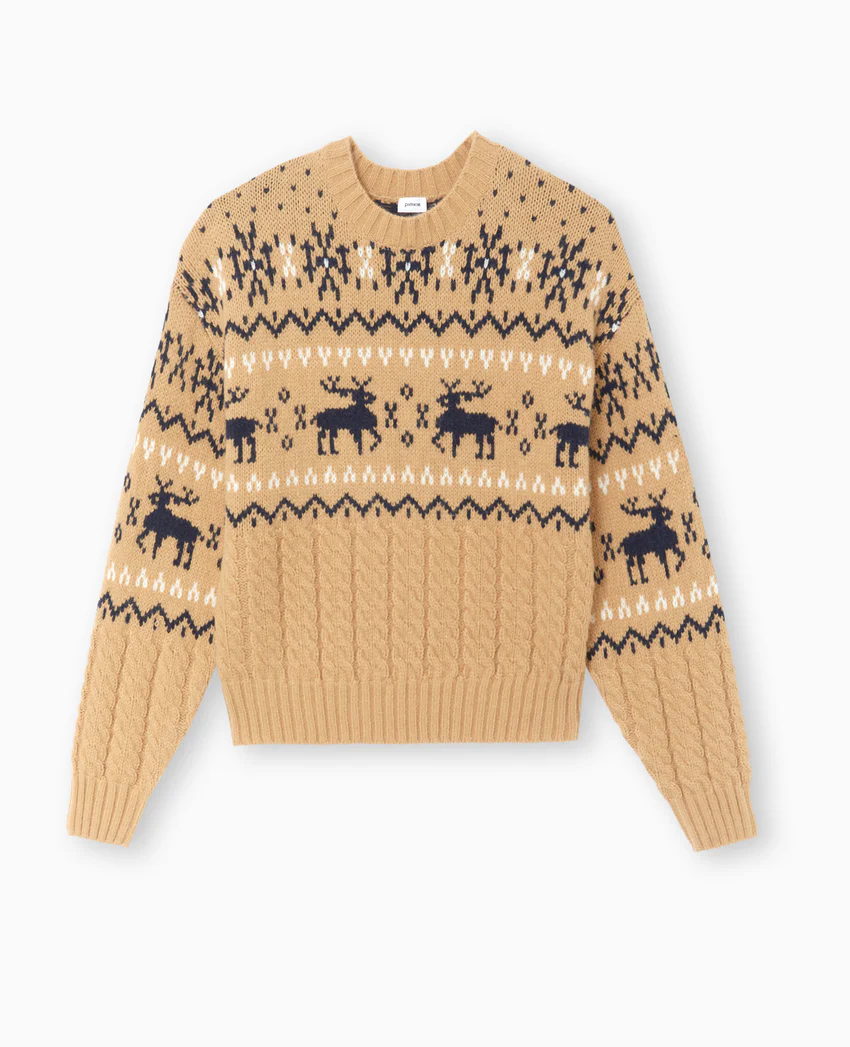 Pimkie Pull de Noël jacquard avec torsades