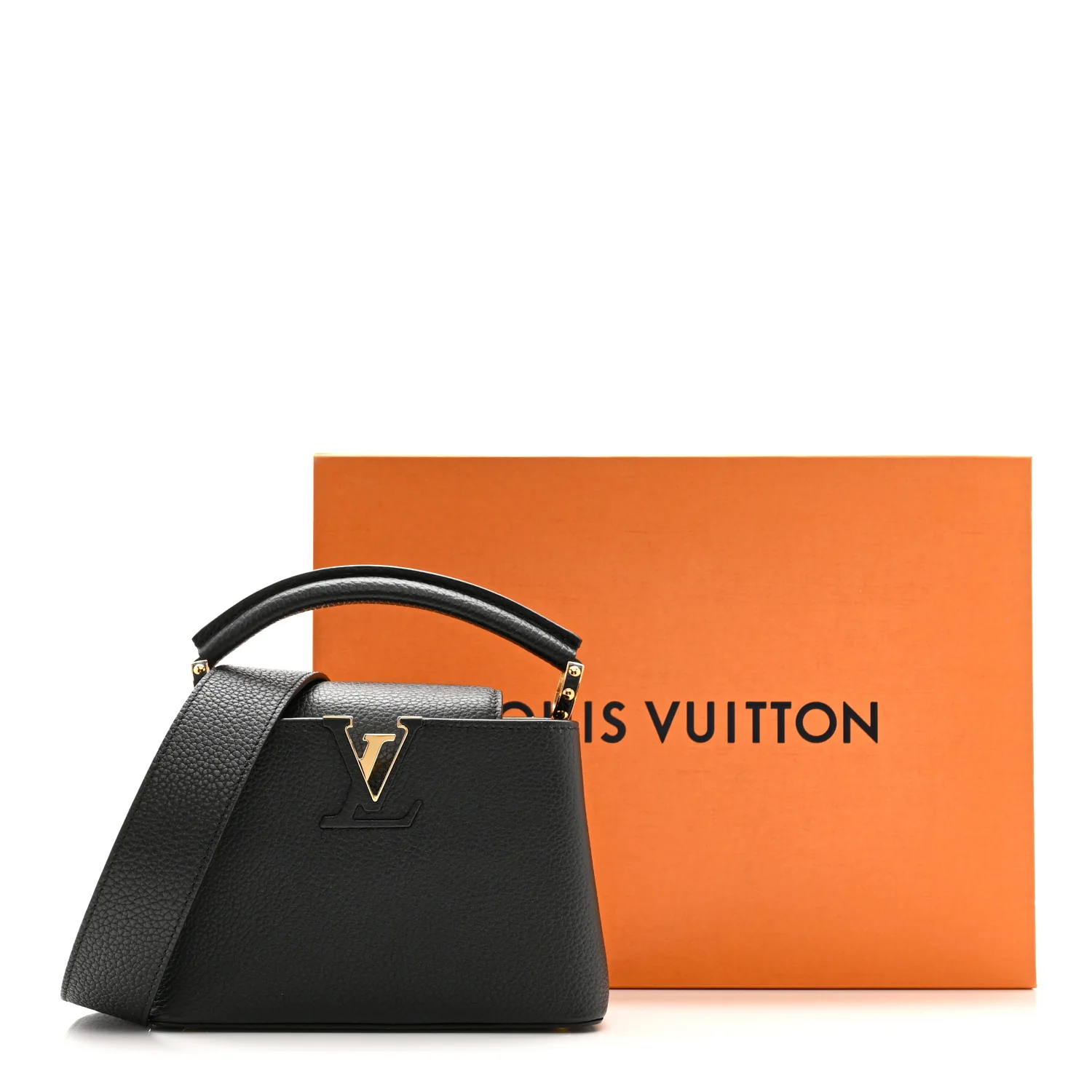Taurillon Mini Capucines Black - Top Club