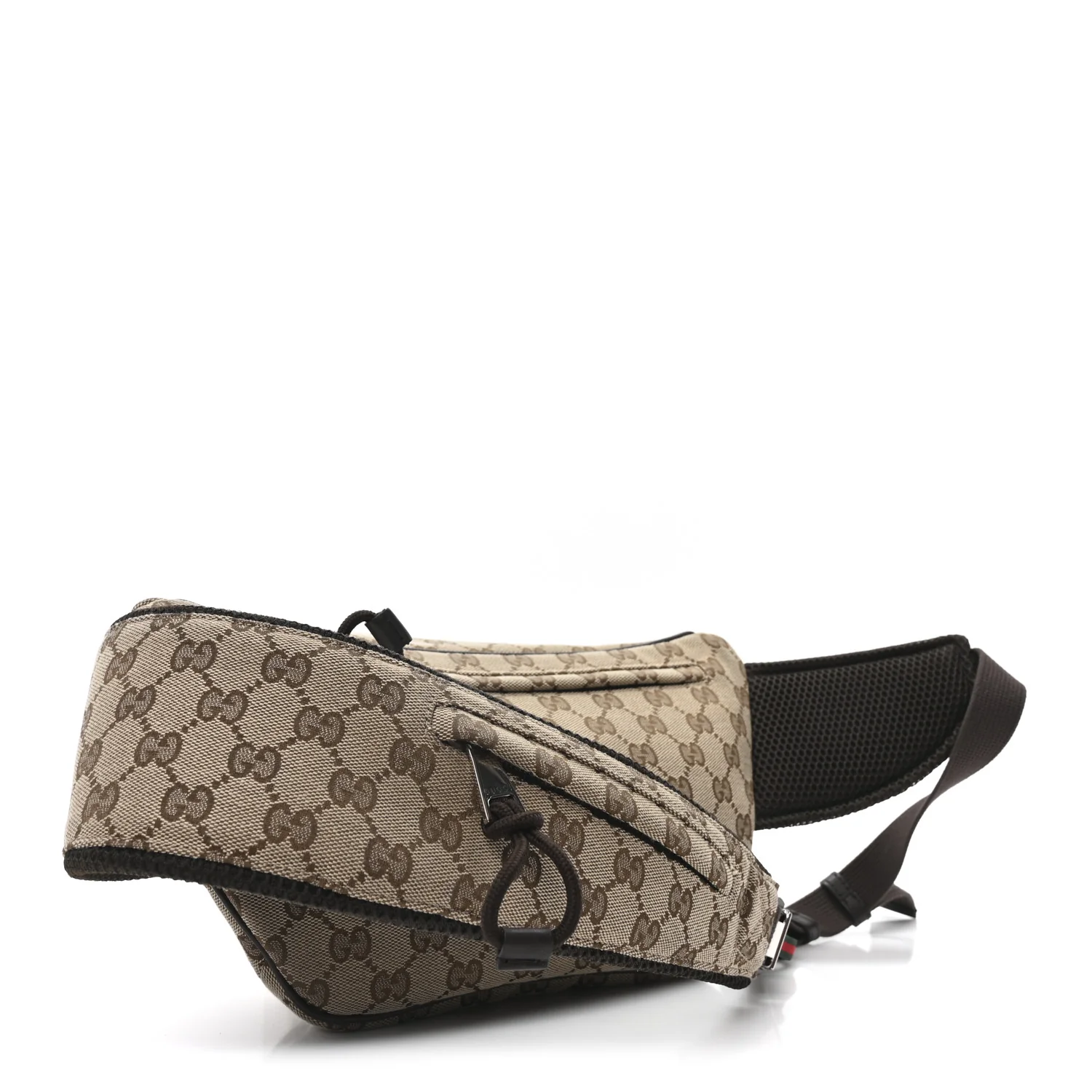 Monogram Large Belt Bag Beige Dark Brown - Top Club