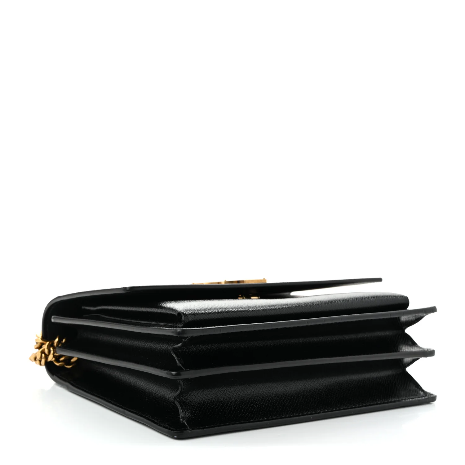 Coated Bark Calfskin Medium Monogram Sunset Black - Top Club