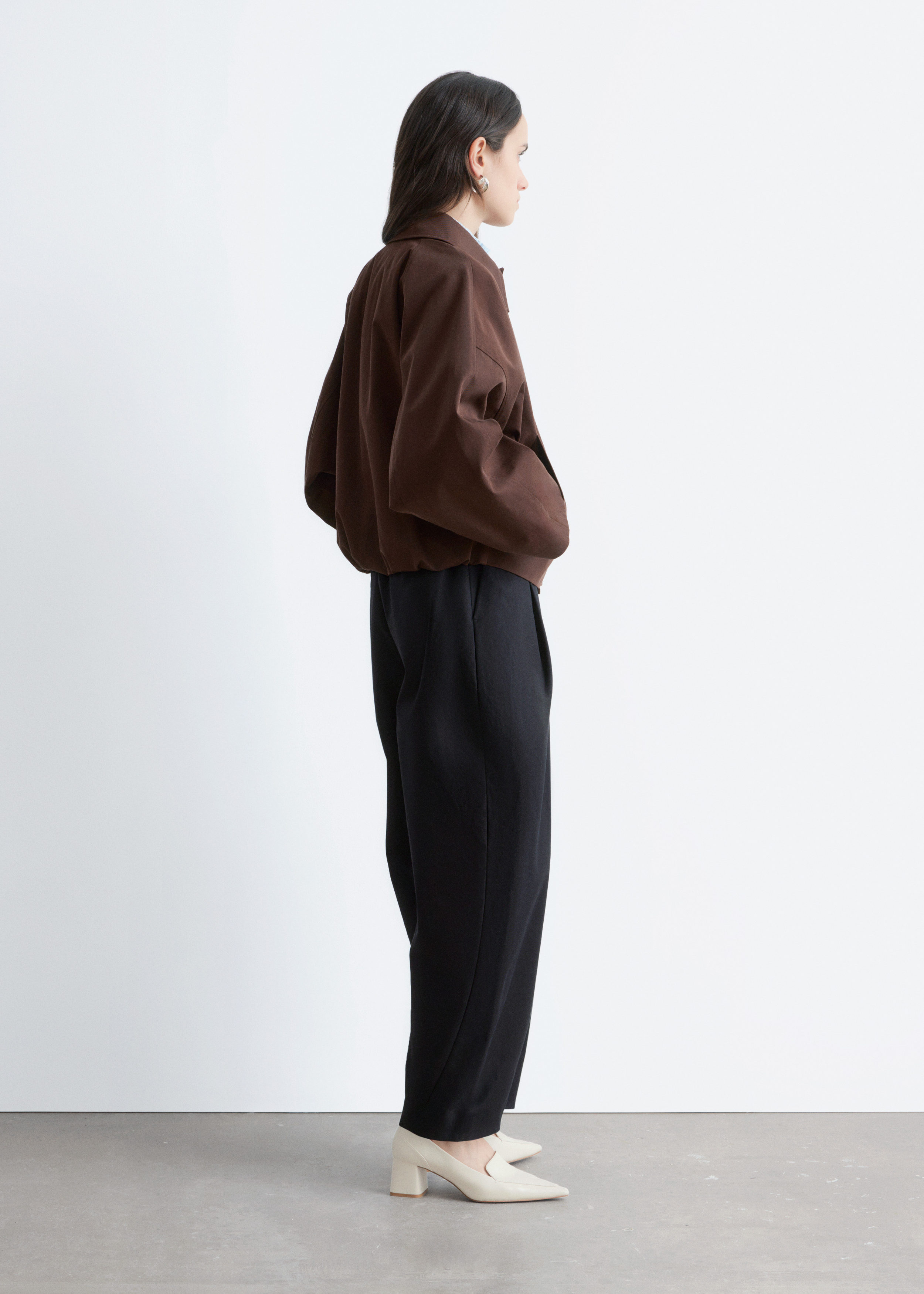 & Other Stories BOXY COTTON JACKET