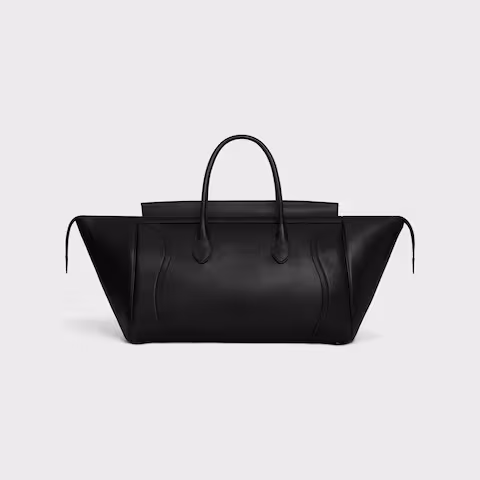 MEDIUM SMILING NEW LUGGAGE IN SUPPLE SHINY LAMBSKIN - Top Club