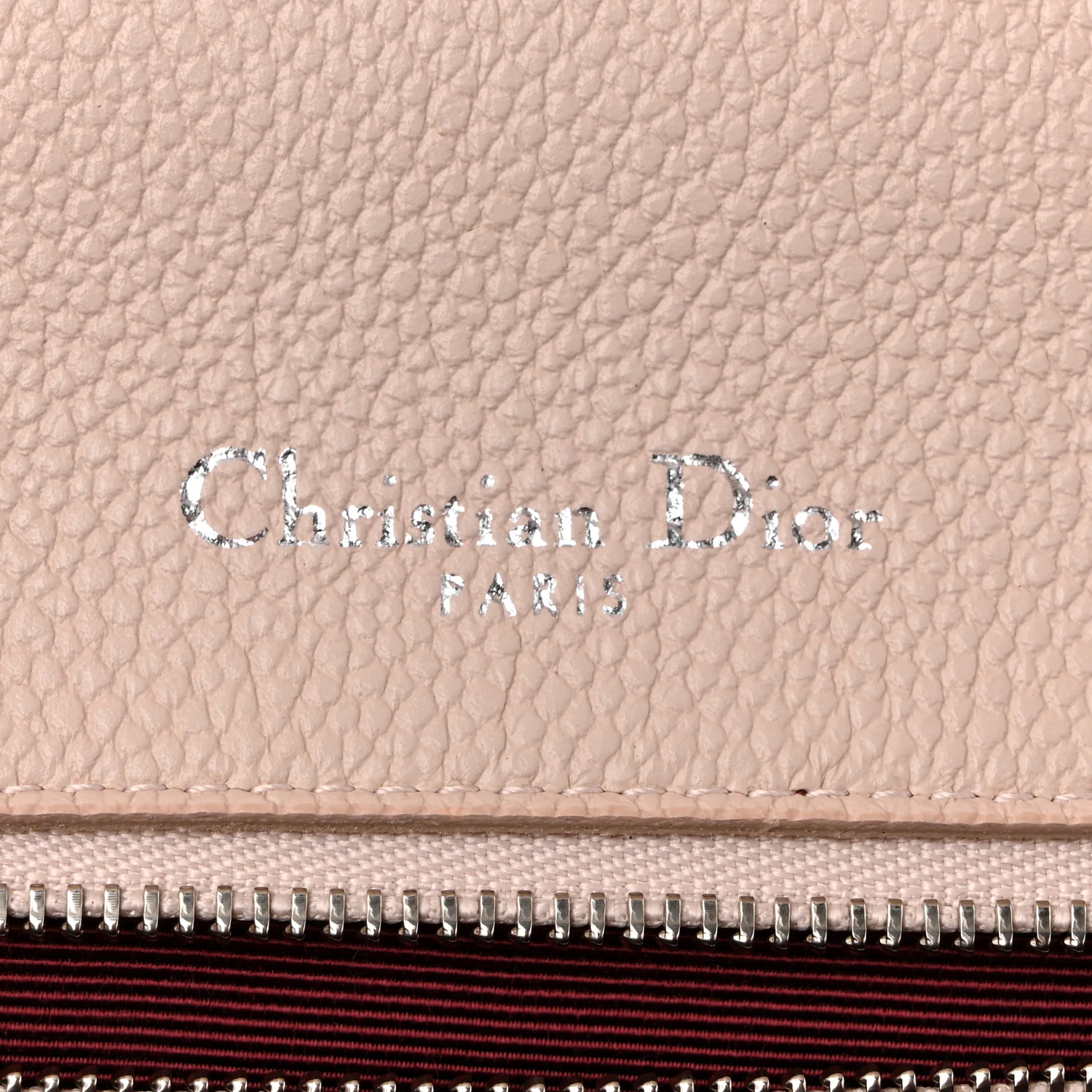 Grained Calfskin Medium Diorama Flap Bag Nude - Top Club