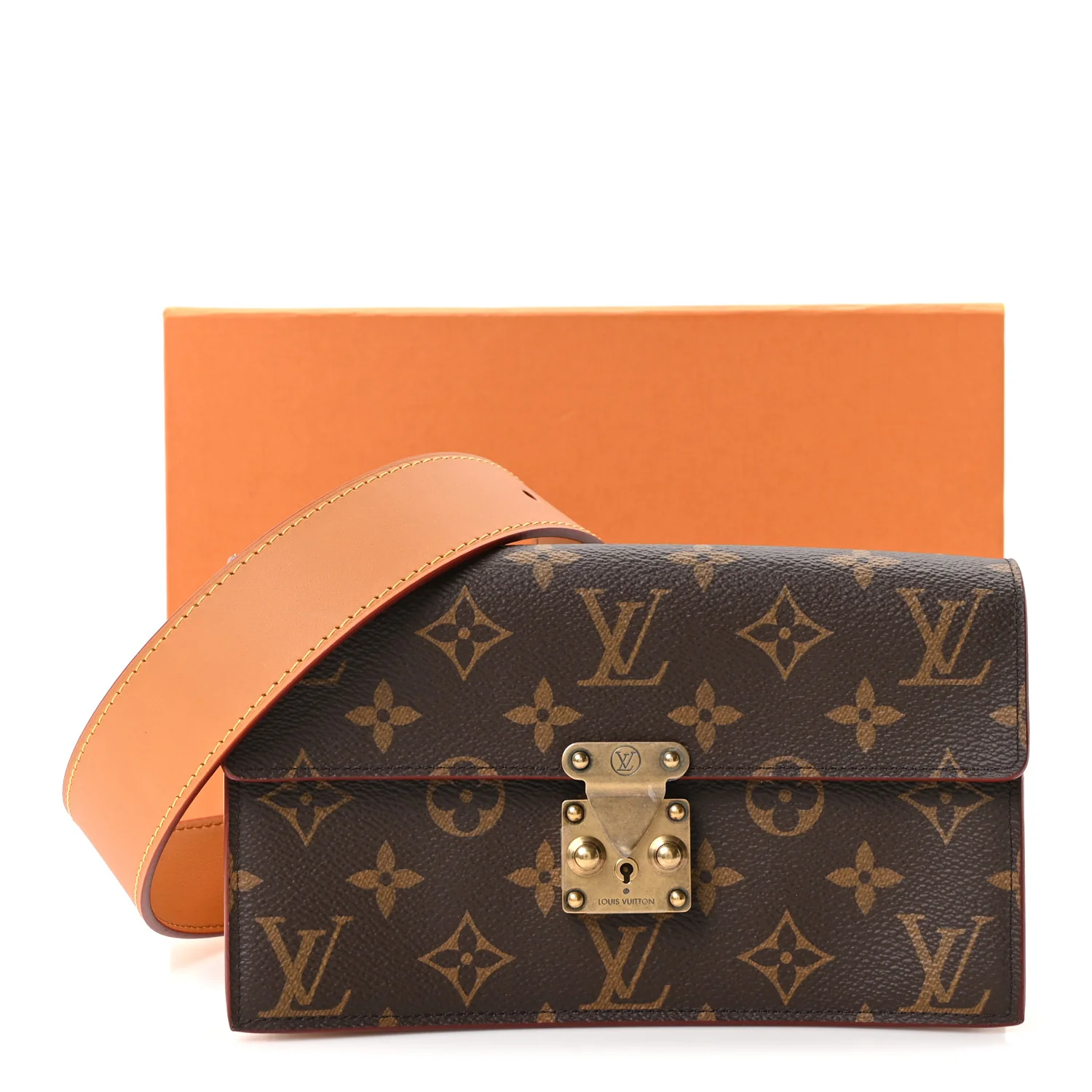 Monogram S Lock Belt Pouch MM - Top Club