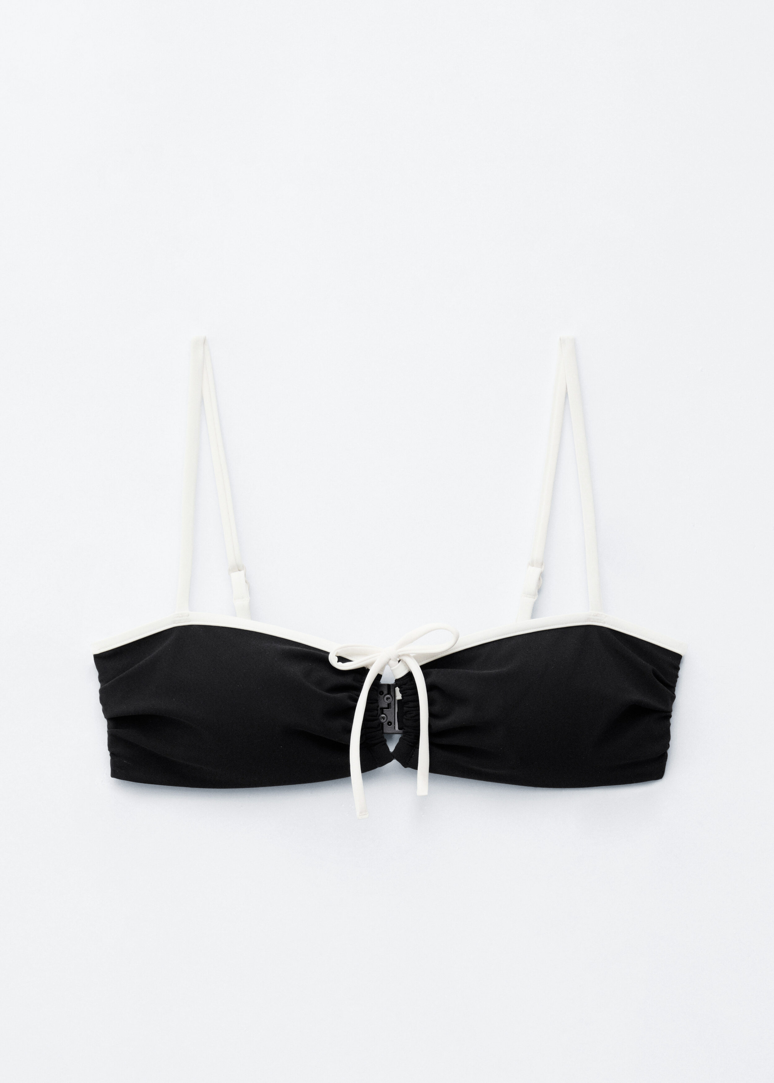 & Other Stories TIE-FRONT BANDEAU BIKINI TOP