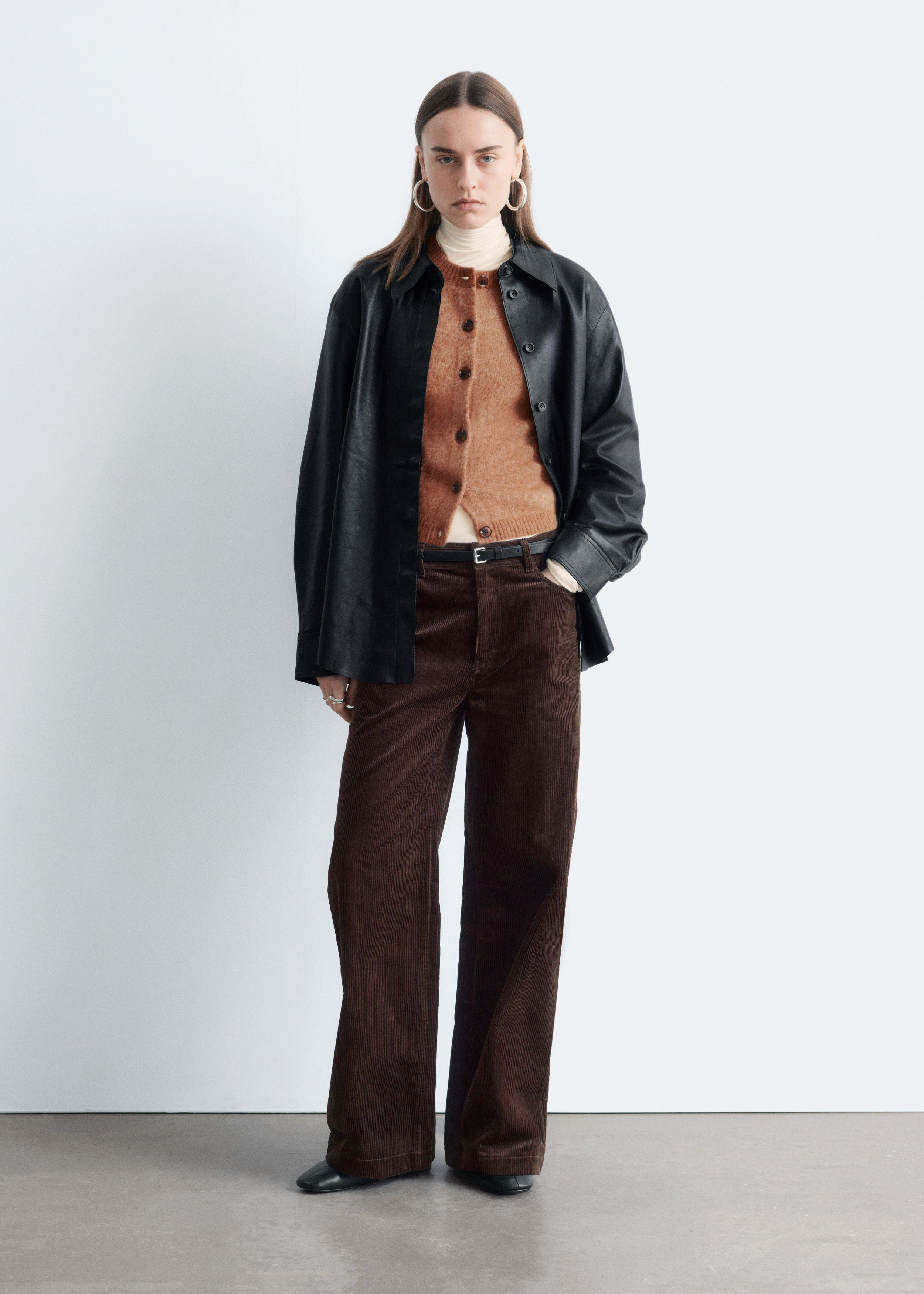 & Other Stories WIDE-LEG CORDUROY TROUSERS