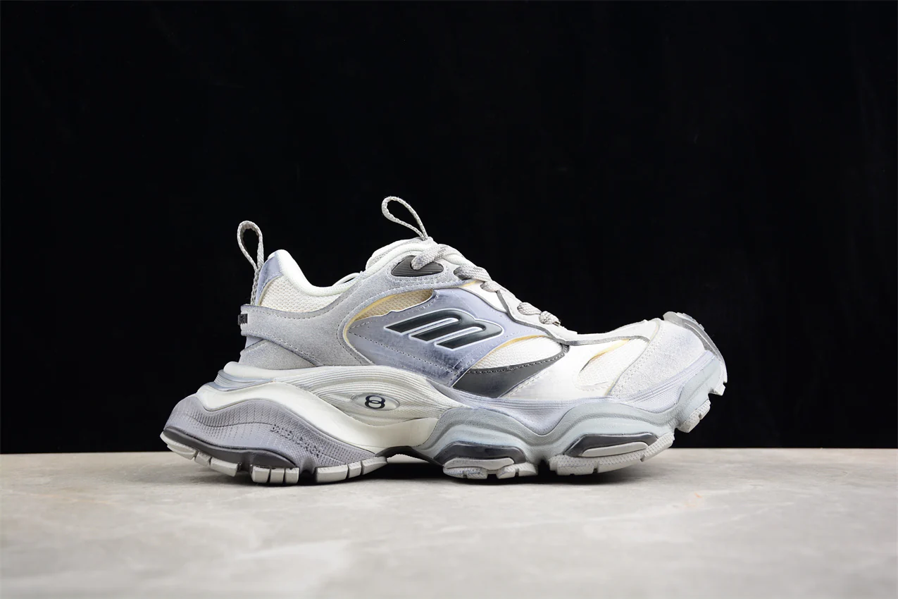 Balenciaga Cargo Sneakers in White/Grey - Sneaker Replica Workshop
