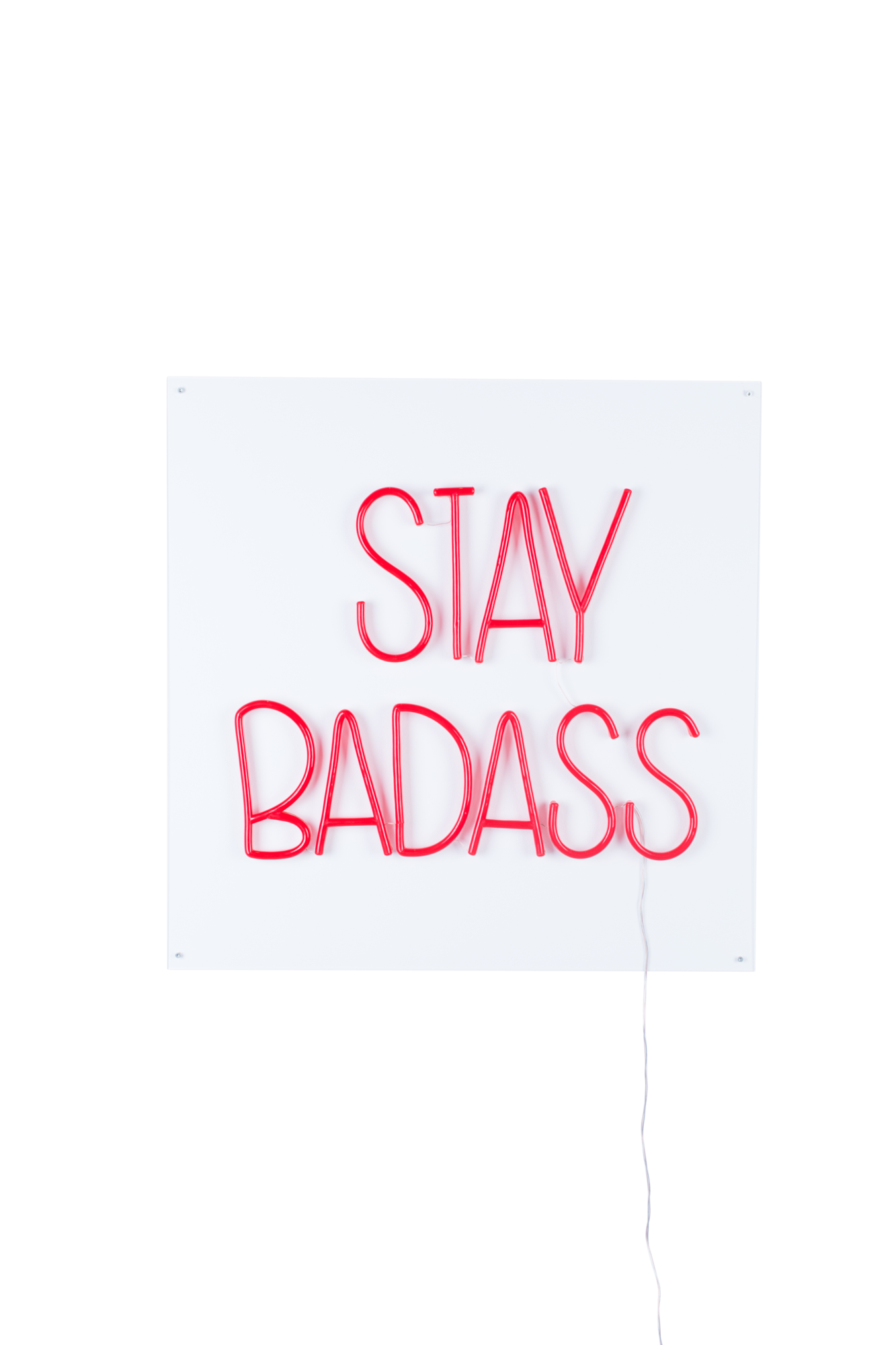 Wandlamp Badass non social sign