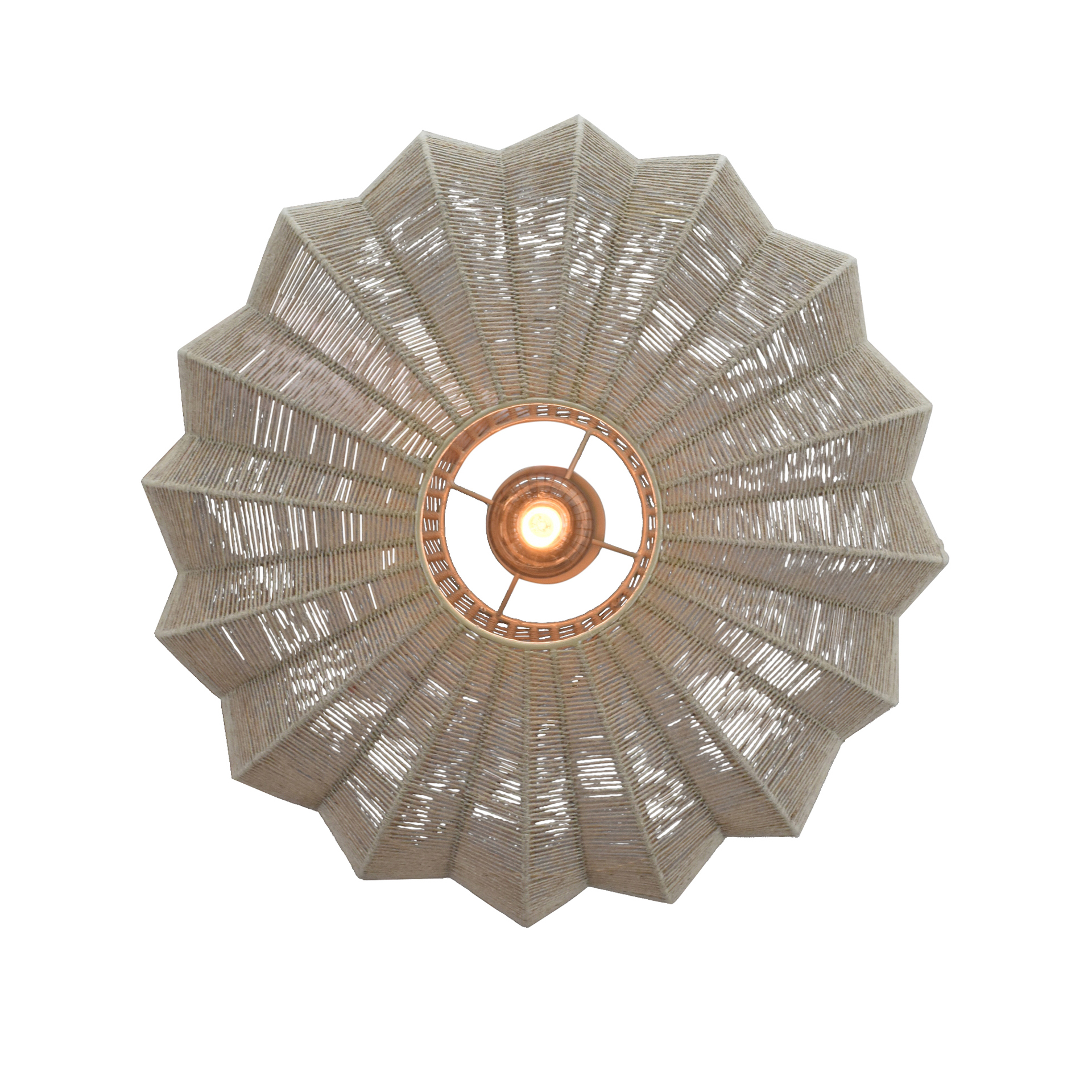 Wand / plafondlamp Bowie large naturel