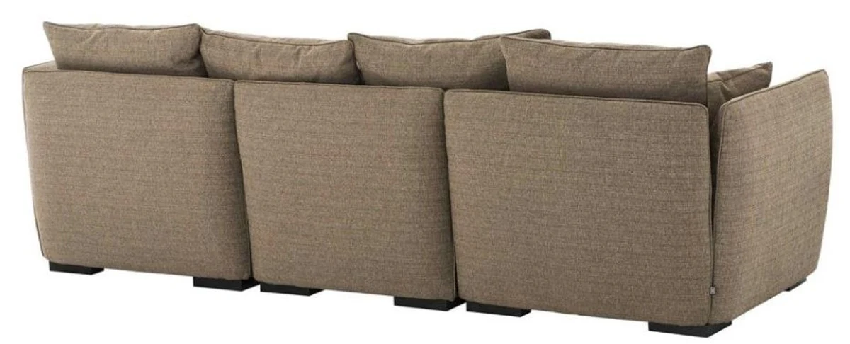 Designer 3 seater sofa brown - luxury hotel furniture