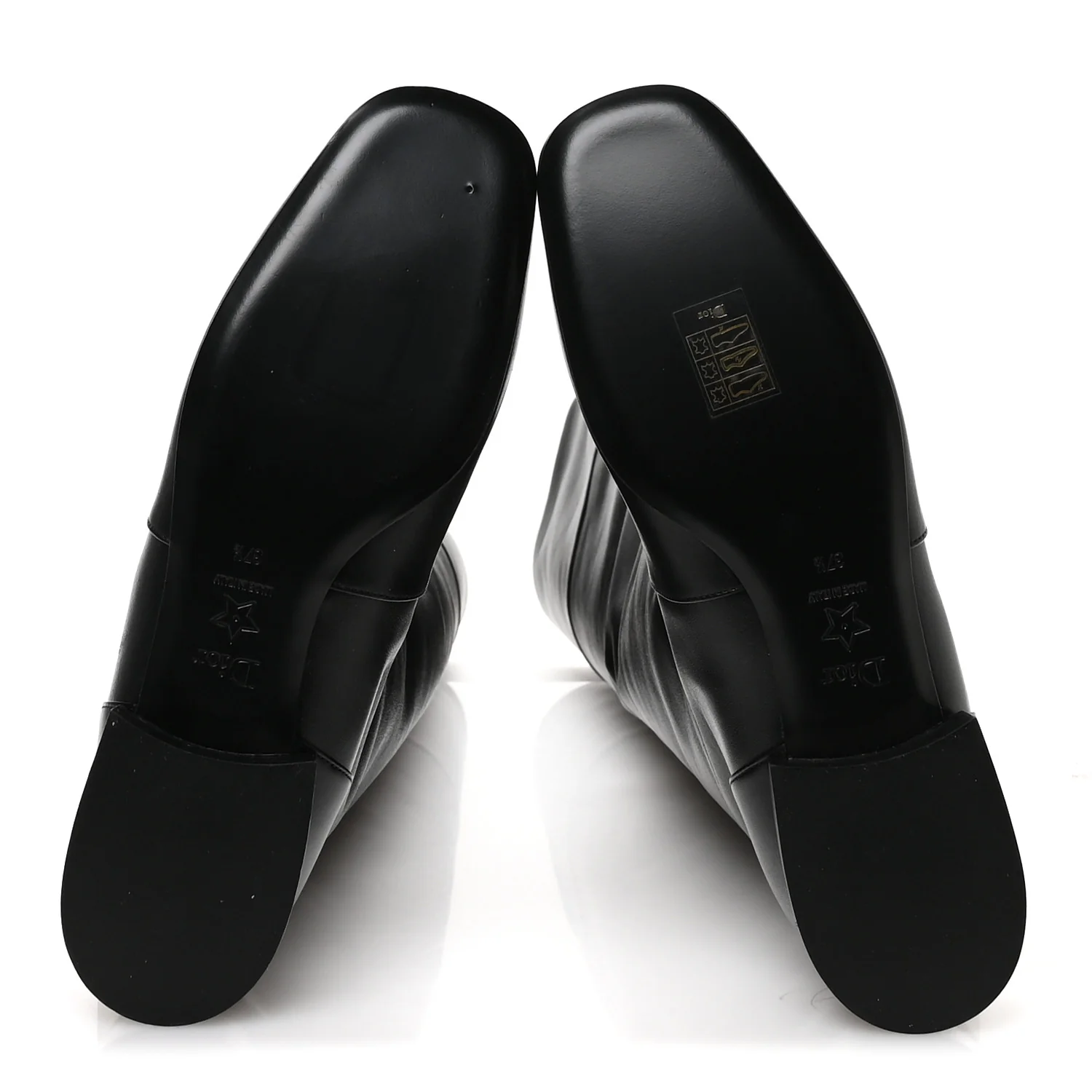 Calfskin D-Town Boots 37.5 Black - Top Club