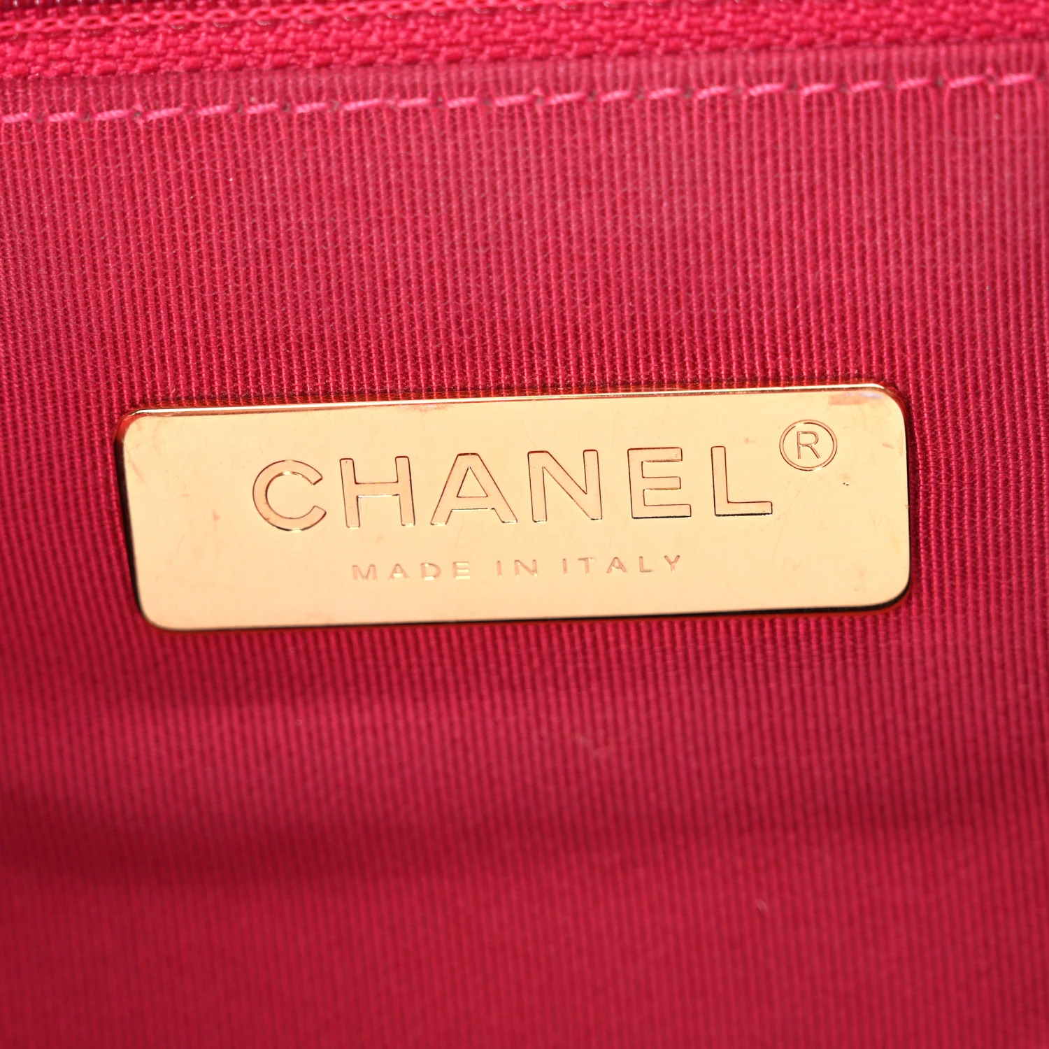 Goatskin Quilted Large Chanel 19 Flap Pink - Top Club