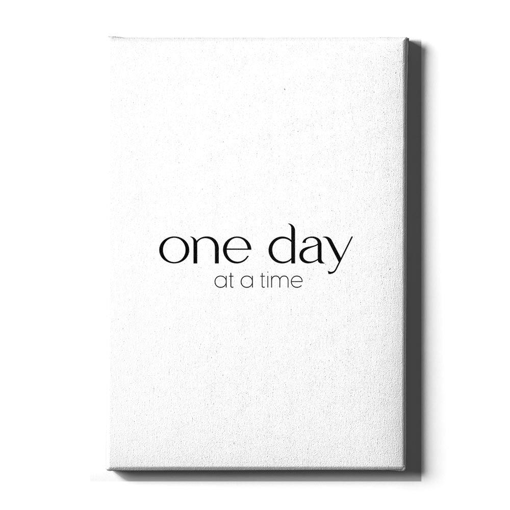 Walljar canvas schilderij - One Day At A Time Canvas schilderij - 120 x 180 cm