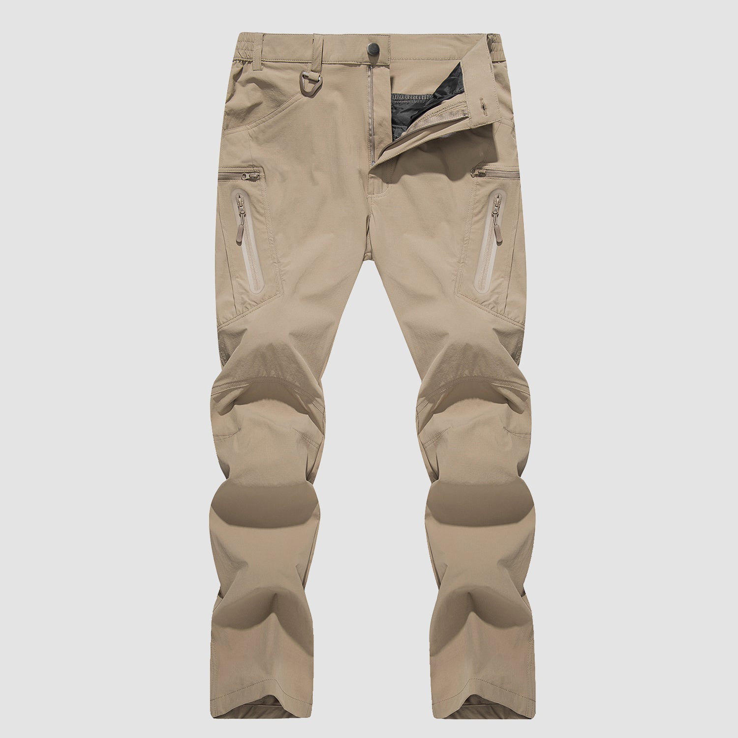 Men's Hiking Pants Water Repellent Cargo Pants with 8 Pockets Ripstop Lightweight Workout Pants