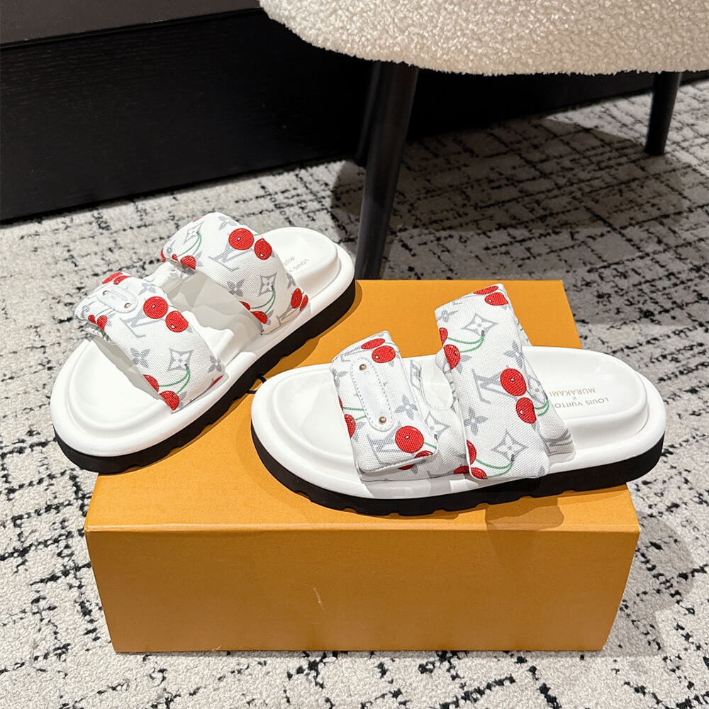 LV x TM Pool Pillow Flat Comfort Mule - Top Club