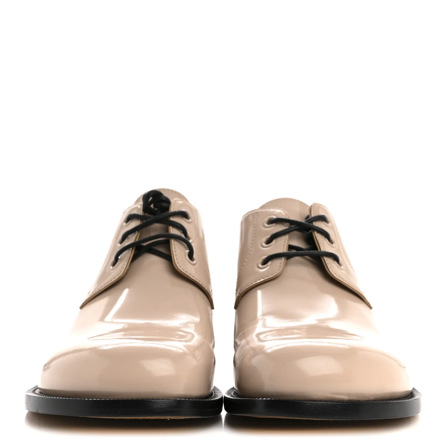Brushed Calfskin Campo Derby Loafers 40 Light Pink - Top Club