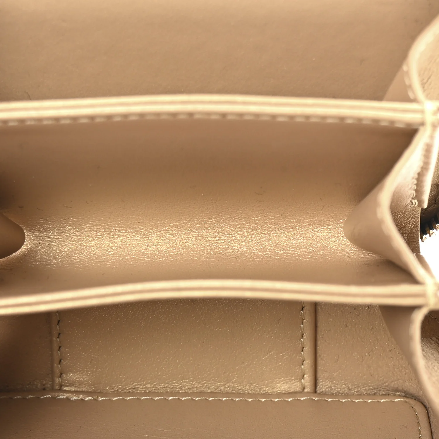 Lambskin Metal Quilted Extra Mini Vanity Case With Chain Black Gold - Top Club