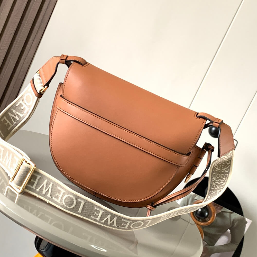 Loewe Small Gate bag in soft calfskin and jacquard - Top Club