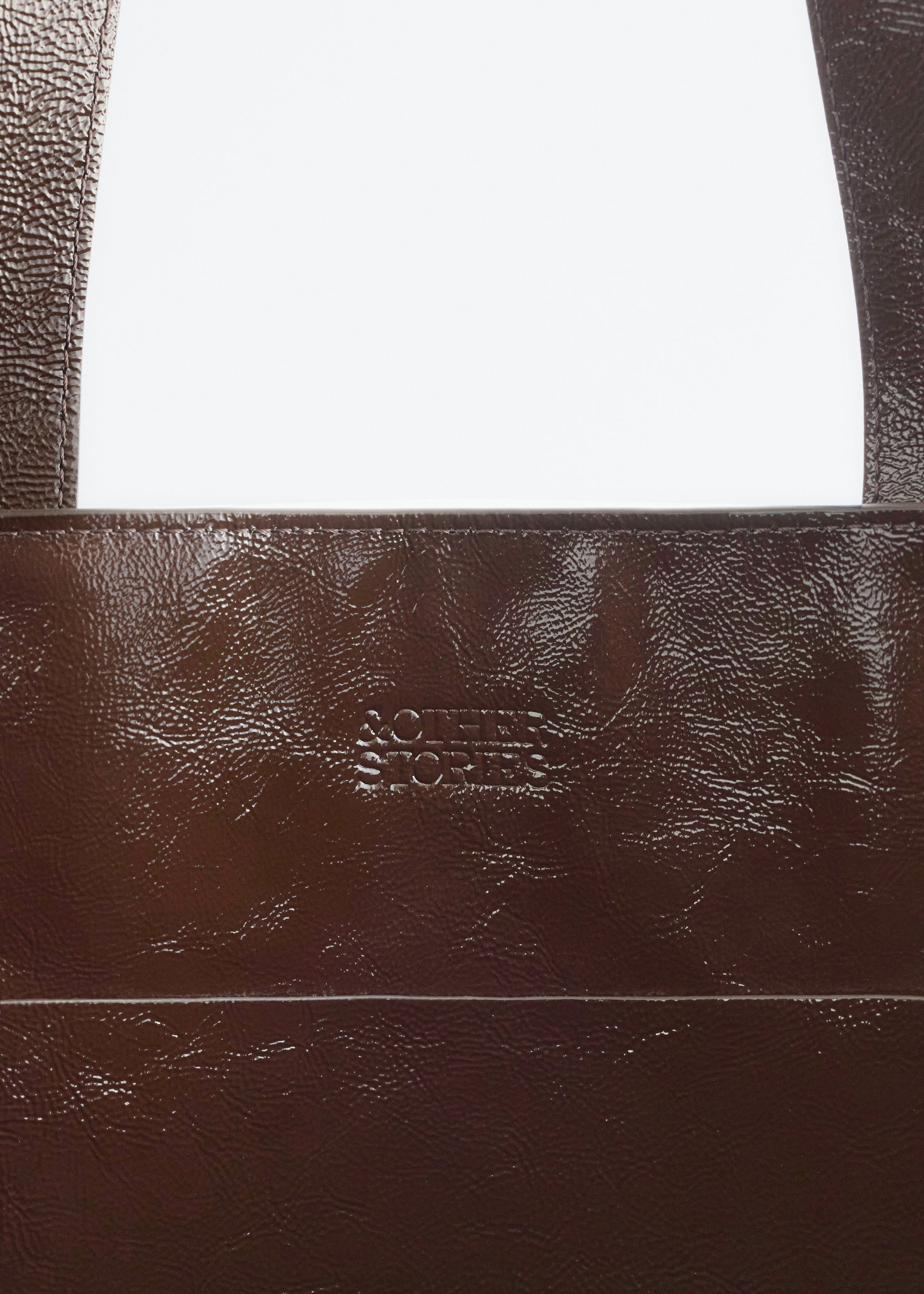 & Other Stories LEATHER TOTE BAG