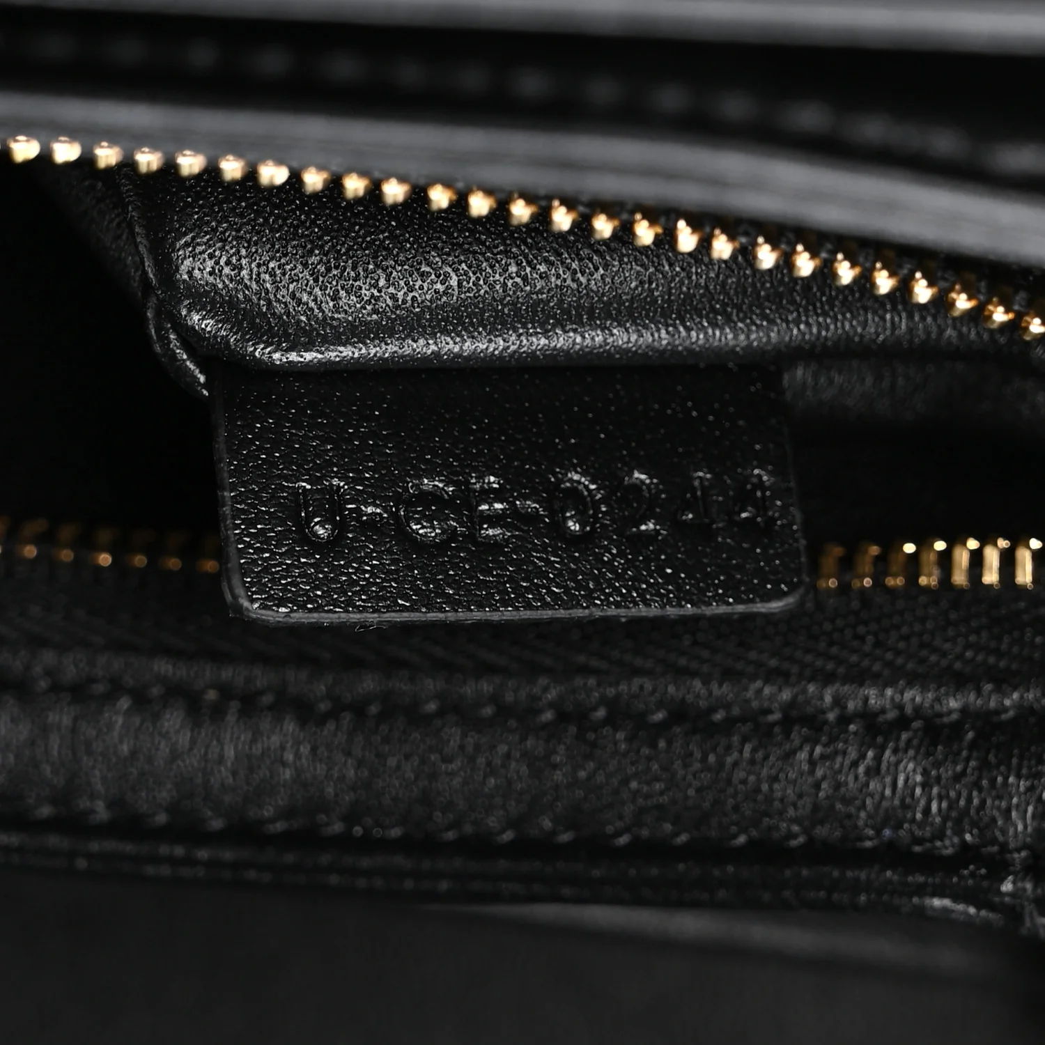 Shiny Calfskin Medium Triomphe Black - Top Club
