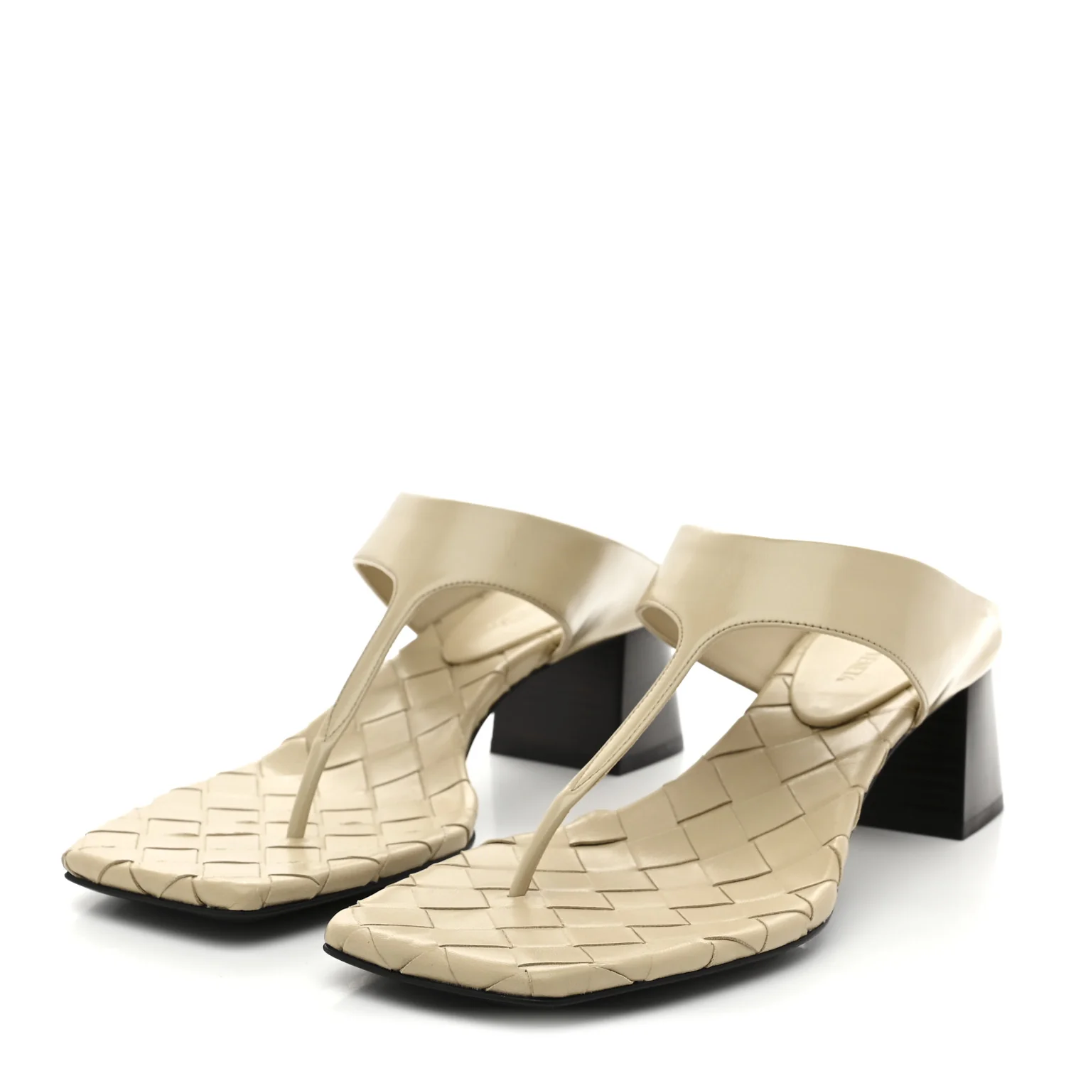 Cushion Lux Marella Thong Sandals 39.5 Light Butterscotch - Top Club