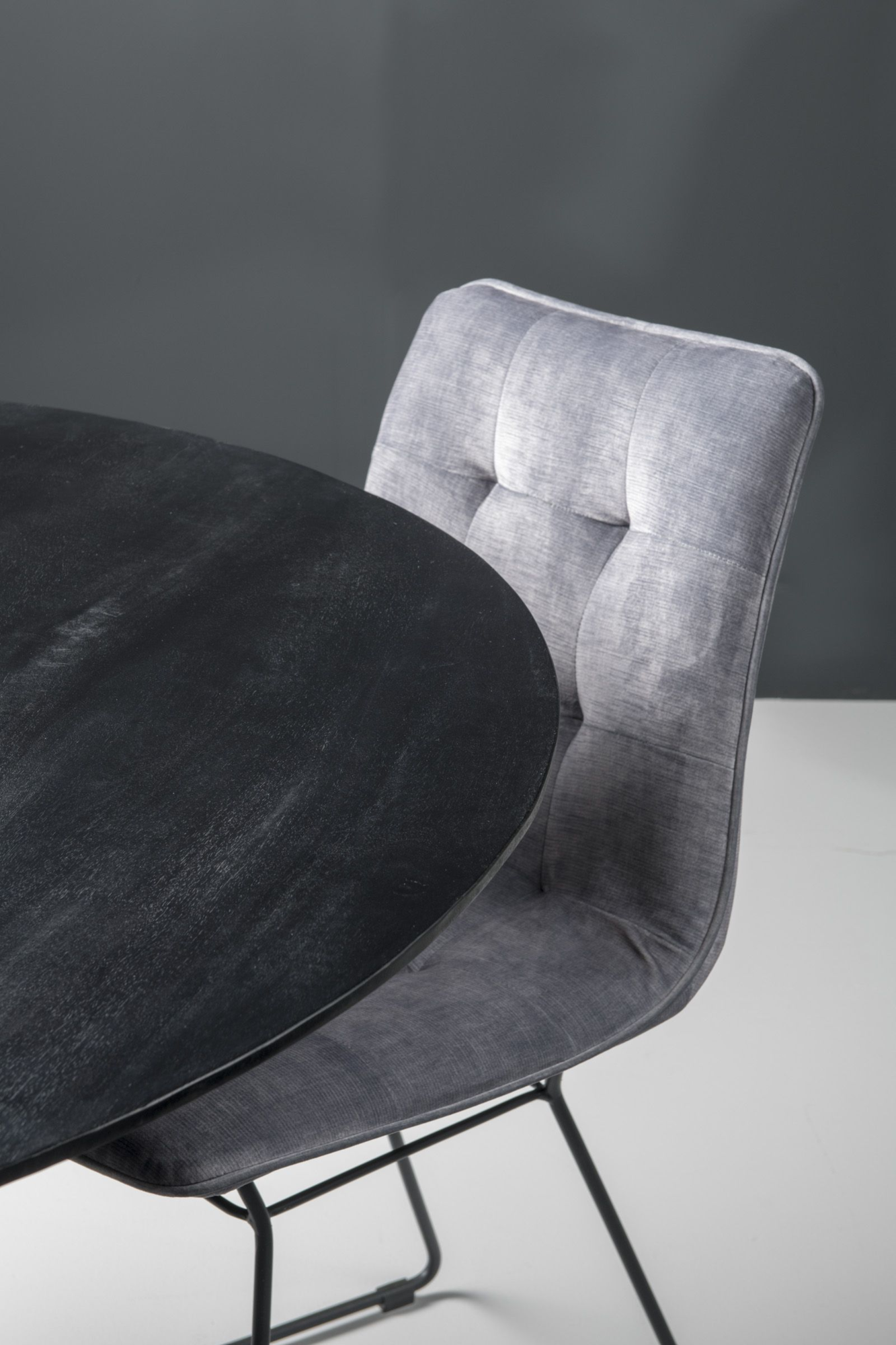 Eettafel rond zwart 120