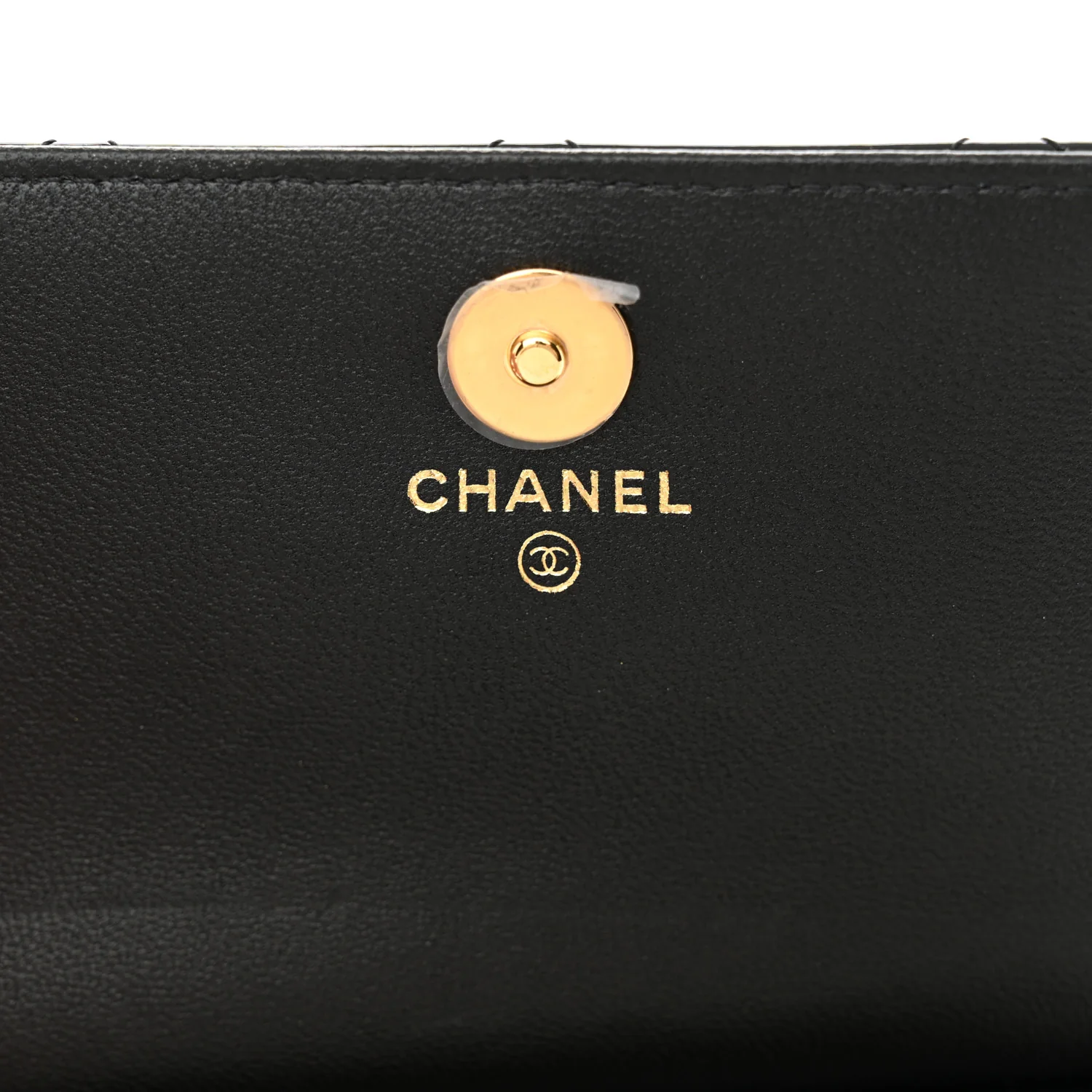 Patent Quilted Frame Clutch Flap With Chain Black - Top Club