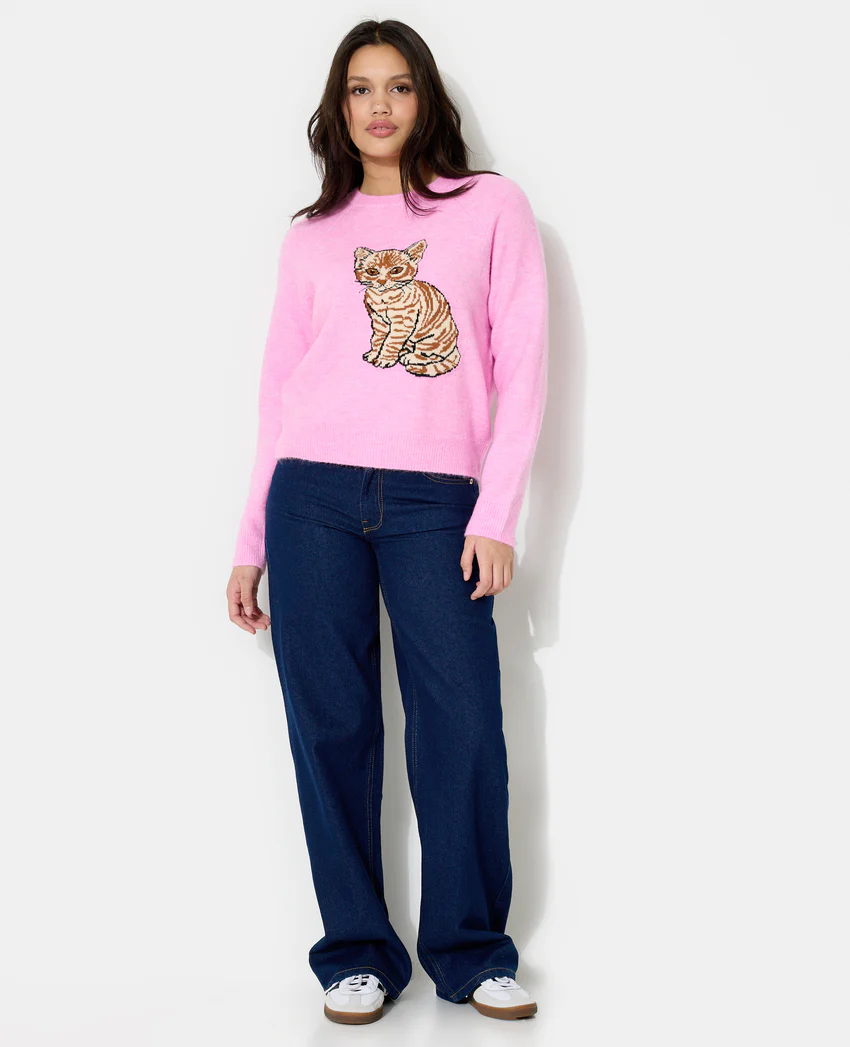 Pimkie Pull en maille avec chaton