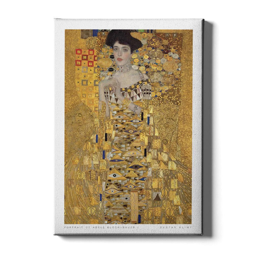 Walljar canvas schilderij - Gustav Klimt - Portret Van Adèle Bloch-Bauer I Canvas schilderij - 120 x 180 cm