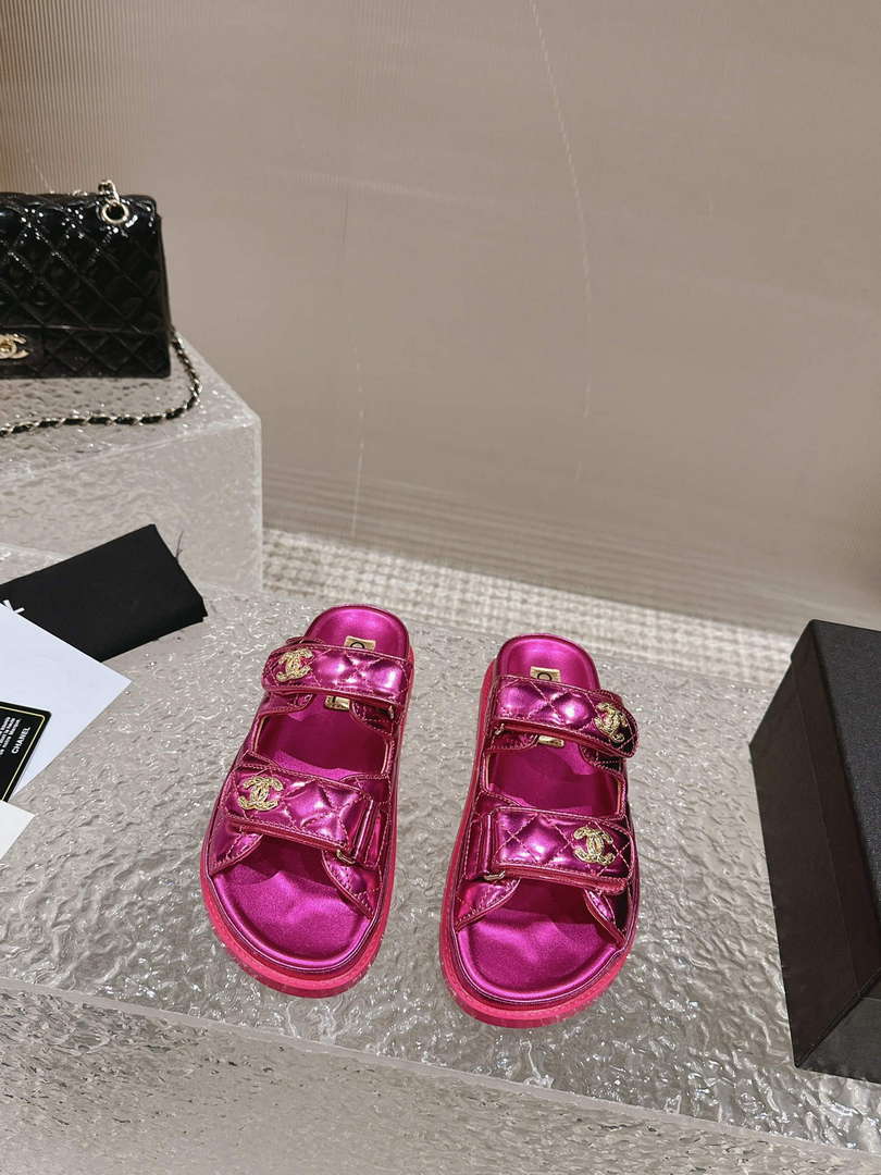 Chanel Women's Velcro sandals Fashion Shoes C93242 - Sneaker Replica Workshop