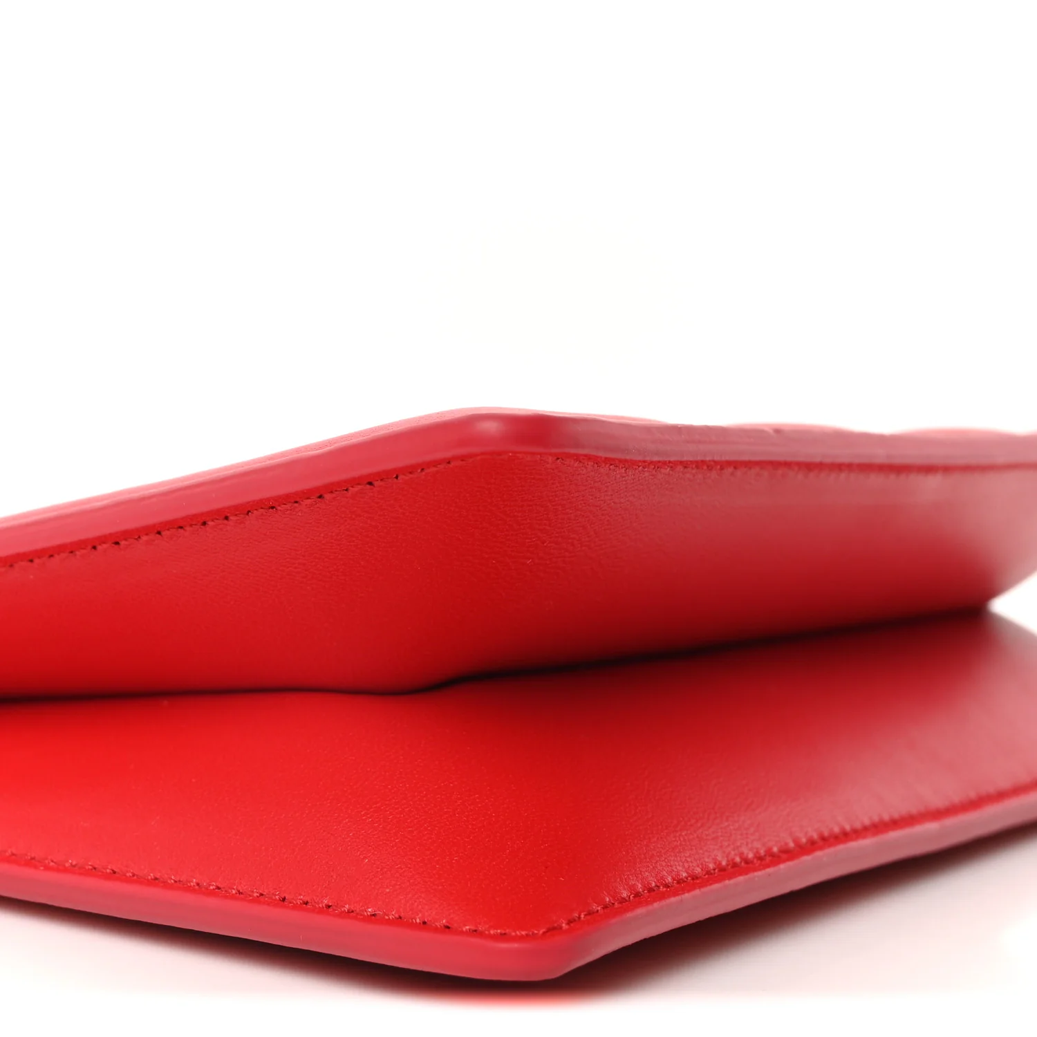 Calfskin Slash Pouch Welsh Red - Top Club