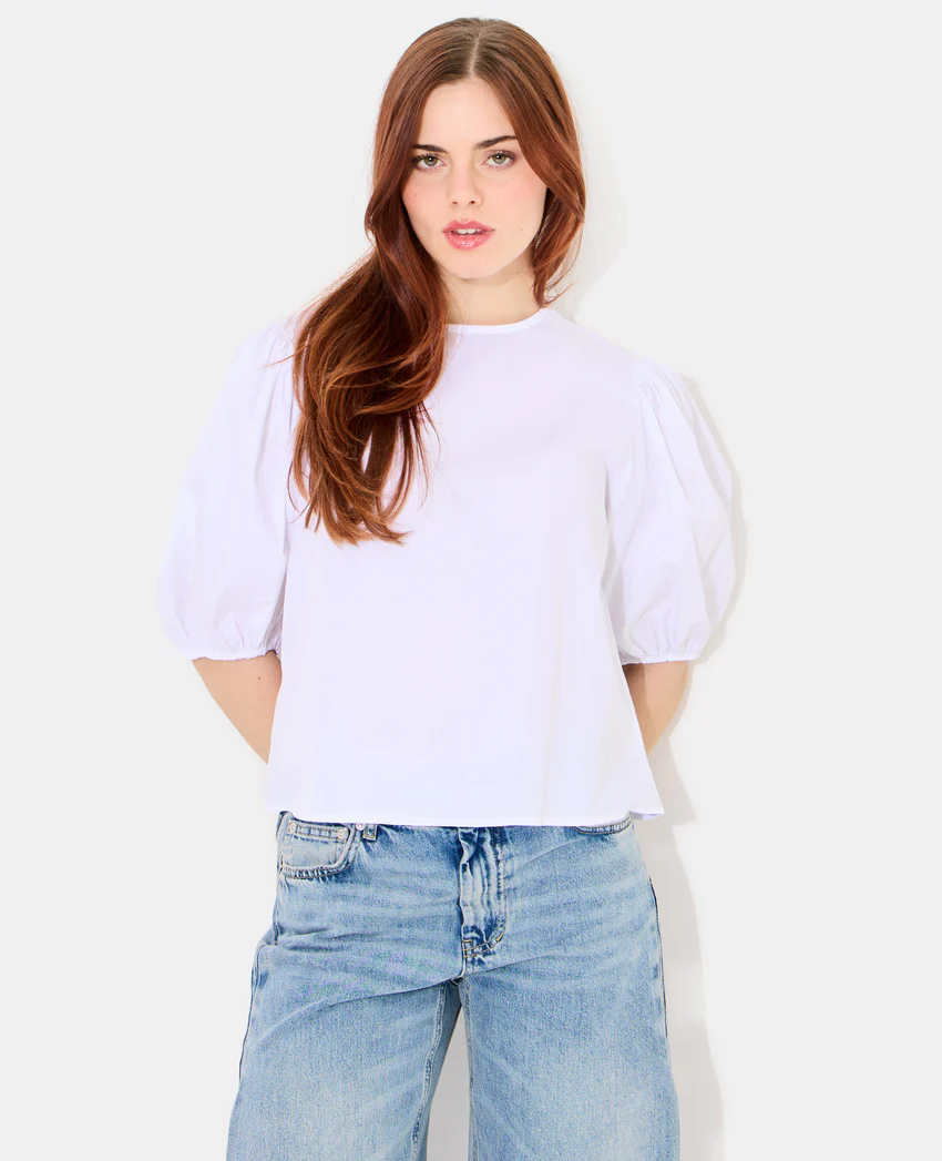 Pimkie Blouse col rond avec manches ballons