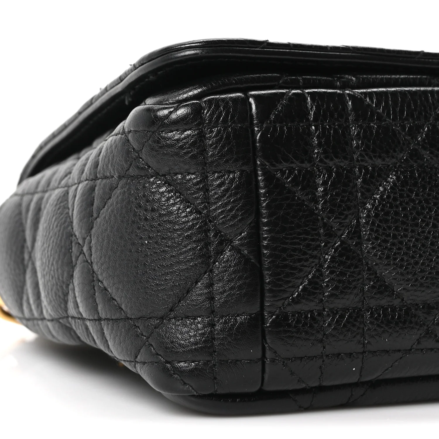 Calfskin Cannage Small Caro Bag Black - Top Club