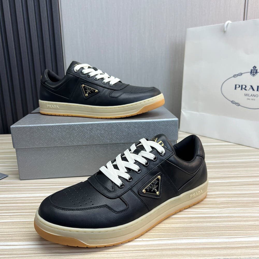 Prada Downtown nappa leather sneakers - Top Club