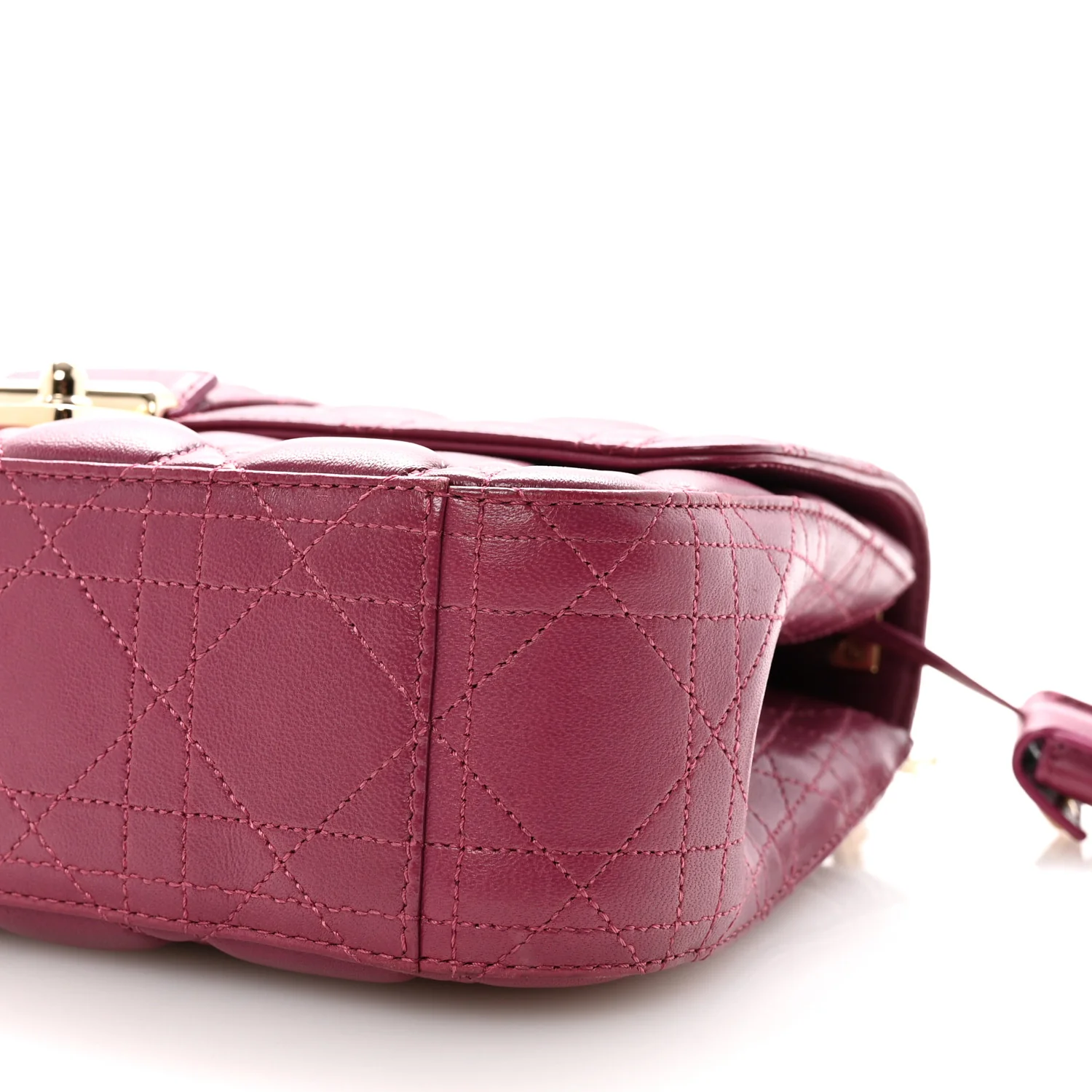 Lambskin Cannage Medium Miss Dior Flap Fuchsia - Top Club