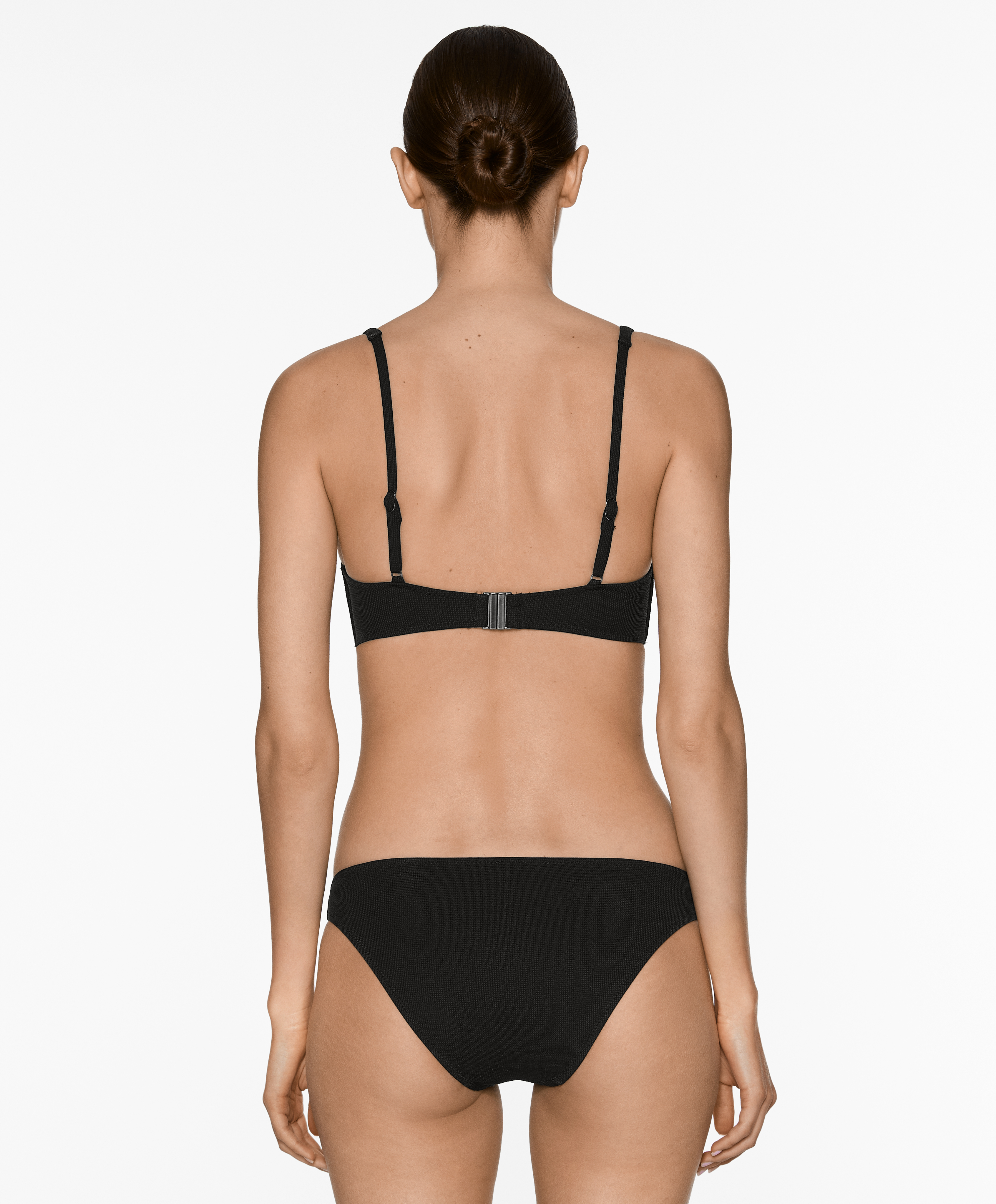 OYSHO Piqué halterneck bikini top